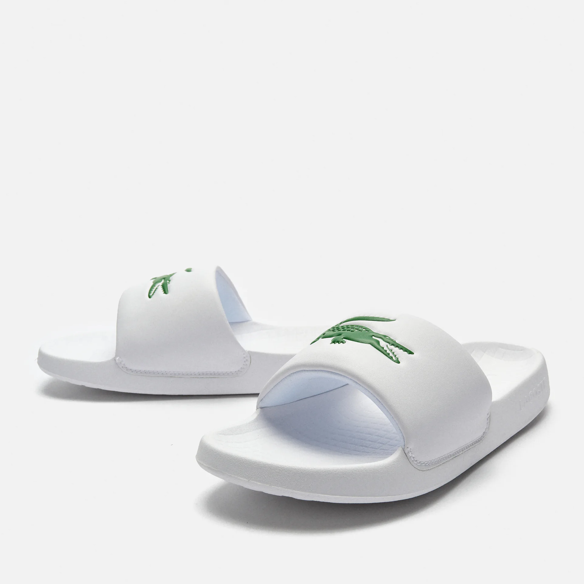 Lacoste Croco 1.0 Slides White/Green