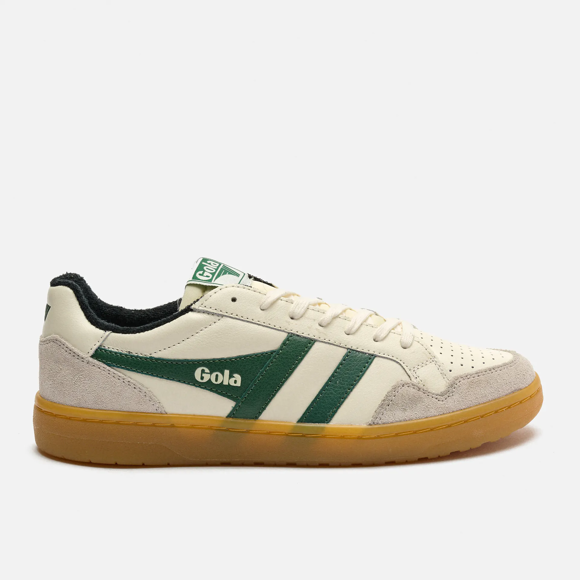 Gola Eagle '86 Sneaker Off White/Evergreen/Black/Gum