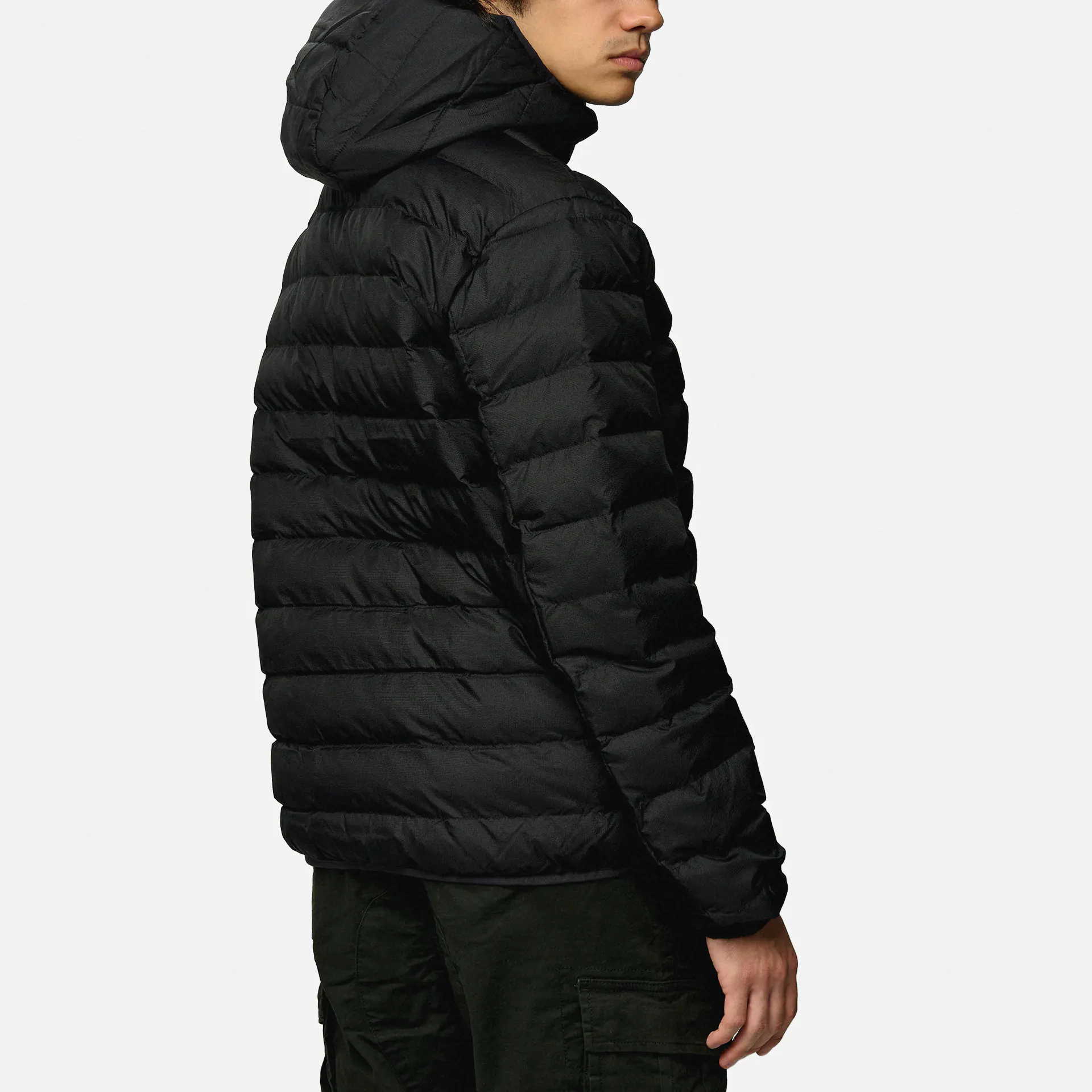 Fred Perry Hooded Insulated Jacket Black