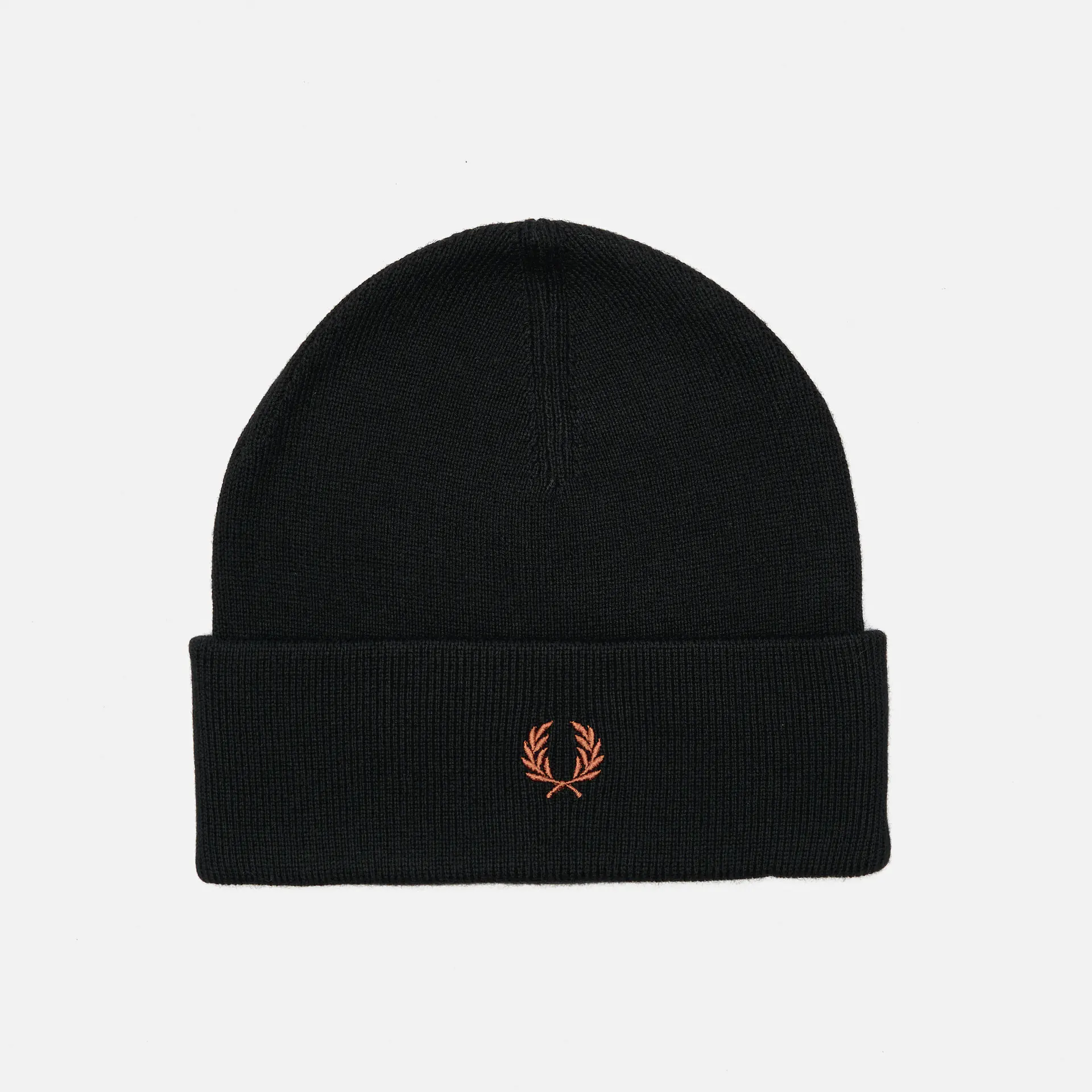 Fred Perry Classic Beanie Black/Whisky