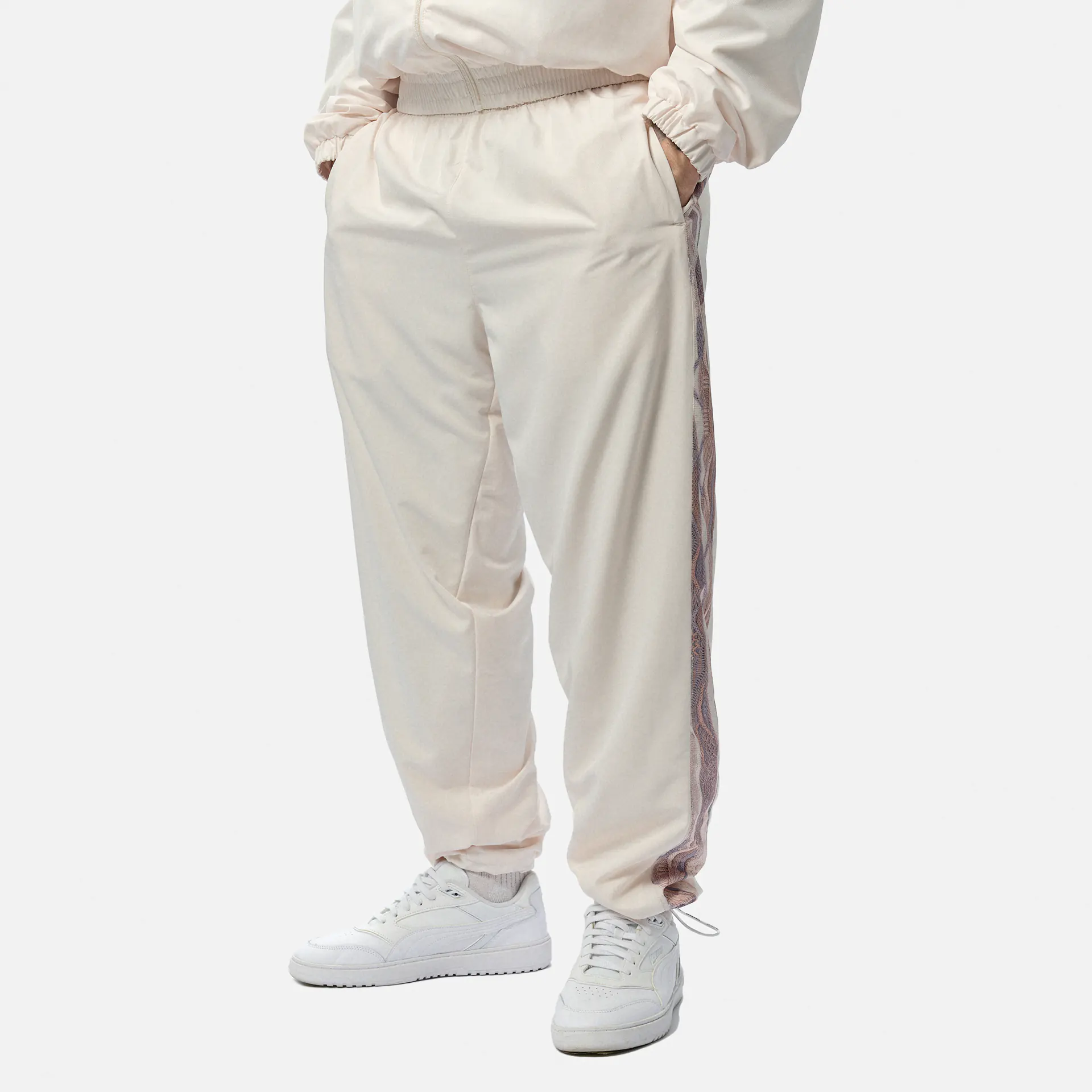 Carlo Colucci Summer Track Pants Off White