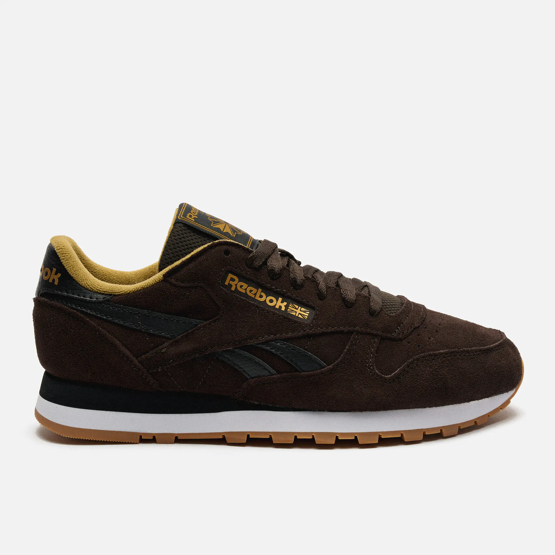 Reebok Classic Leather Sneaker Dark Matter/Black/Khaki Brown