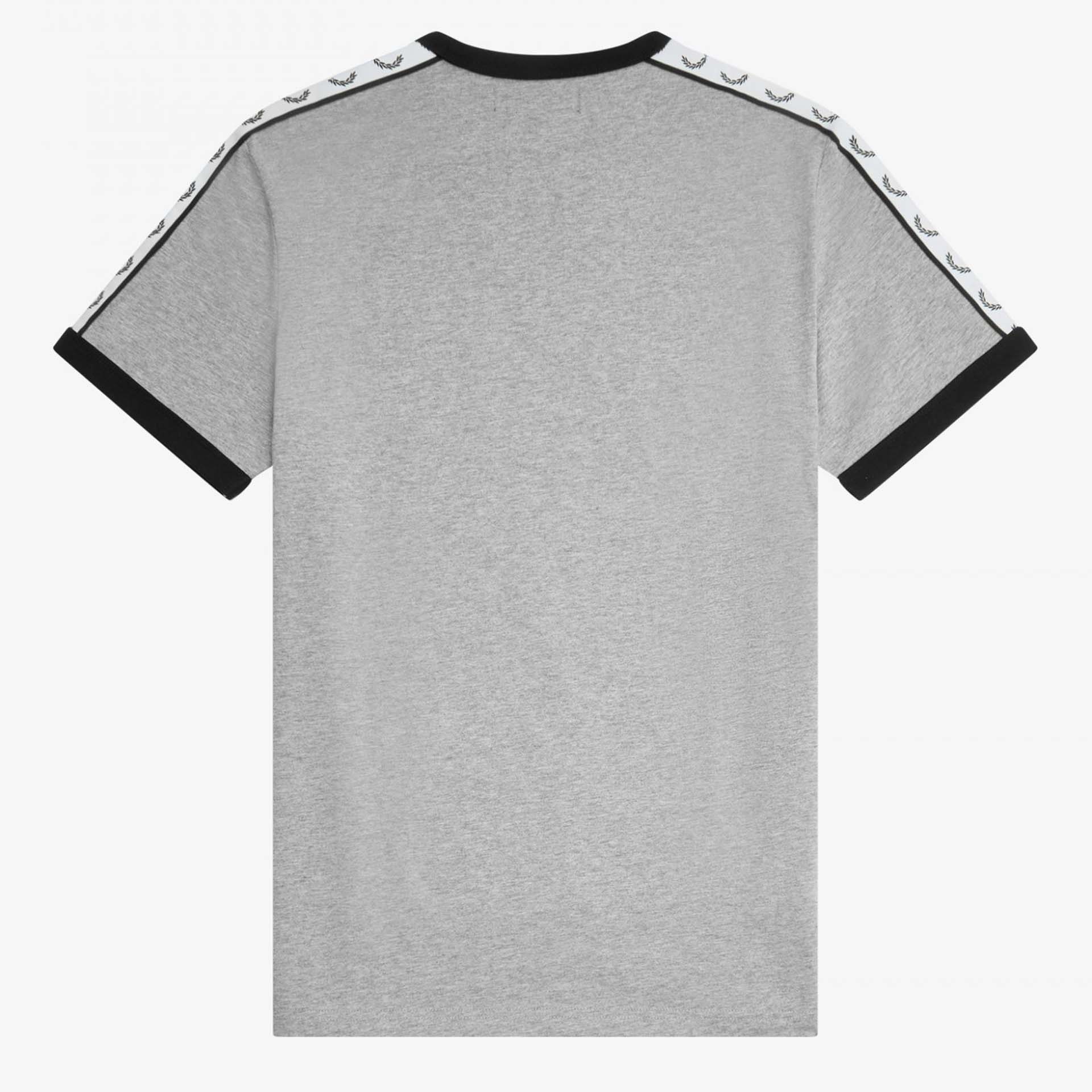 Fred Perry Taped Ringer T-Shirt Steel Marl