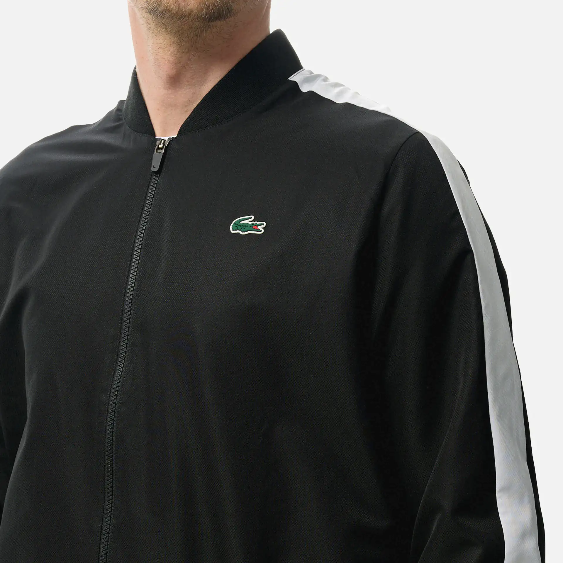 Lacoste Colorblock Tennis Tracksuit Black/White