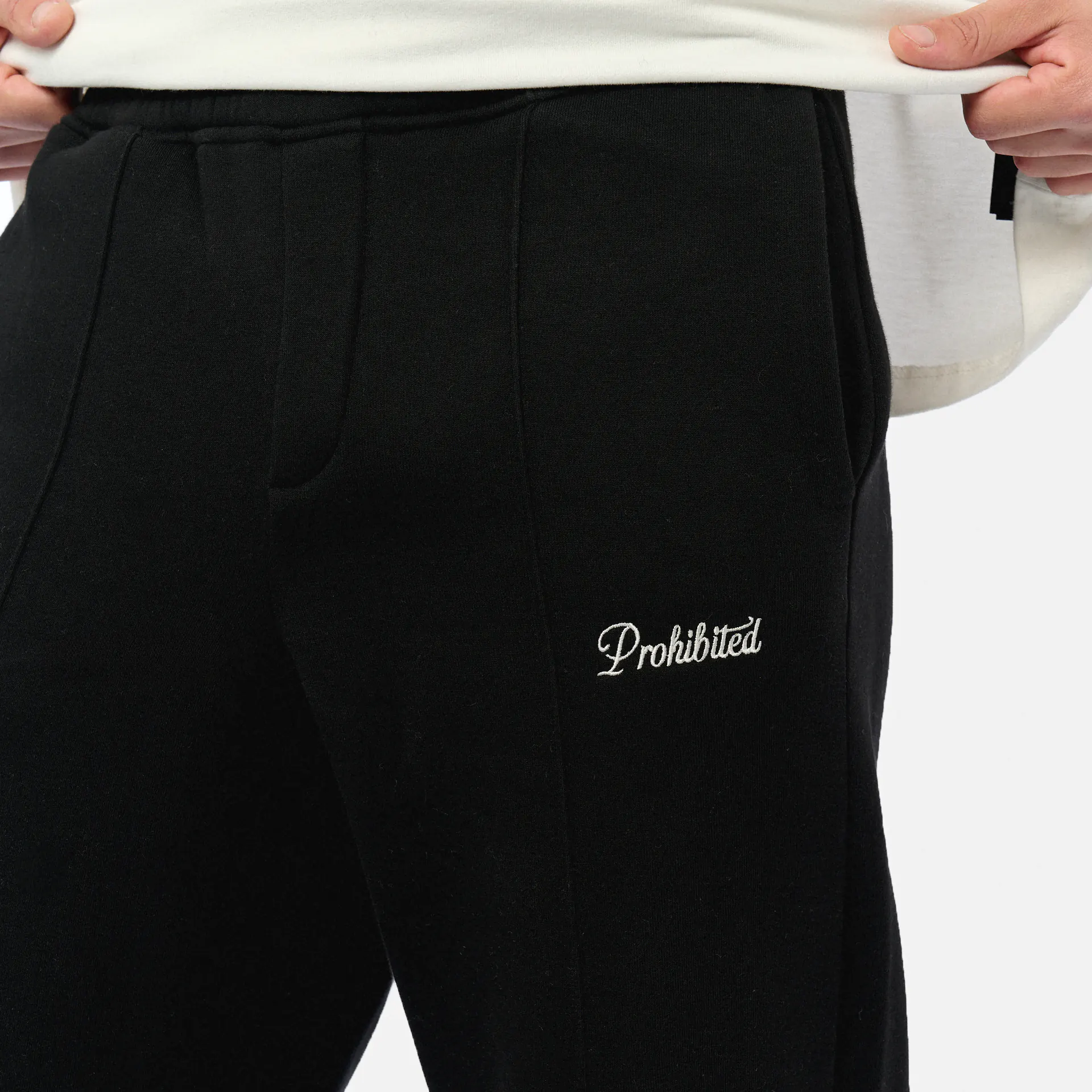 Prohibited Loose Sweatpants Black