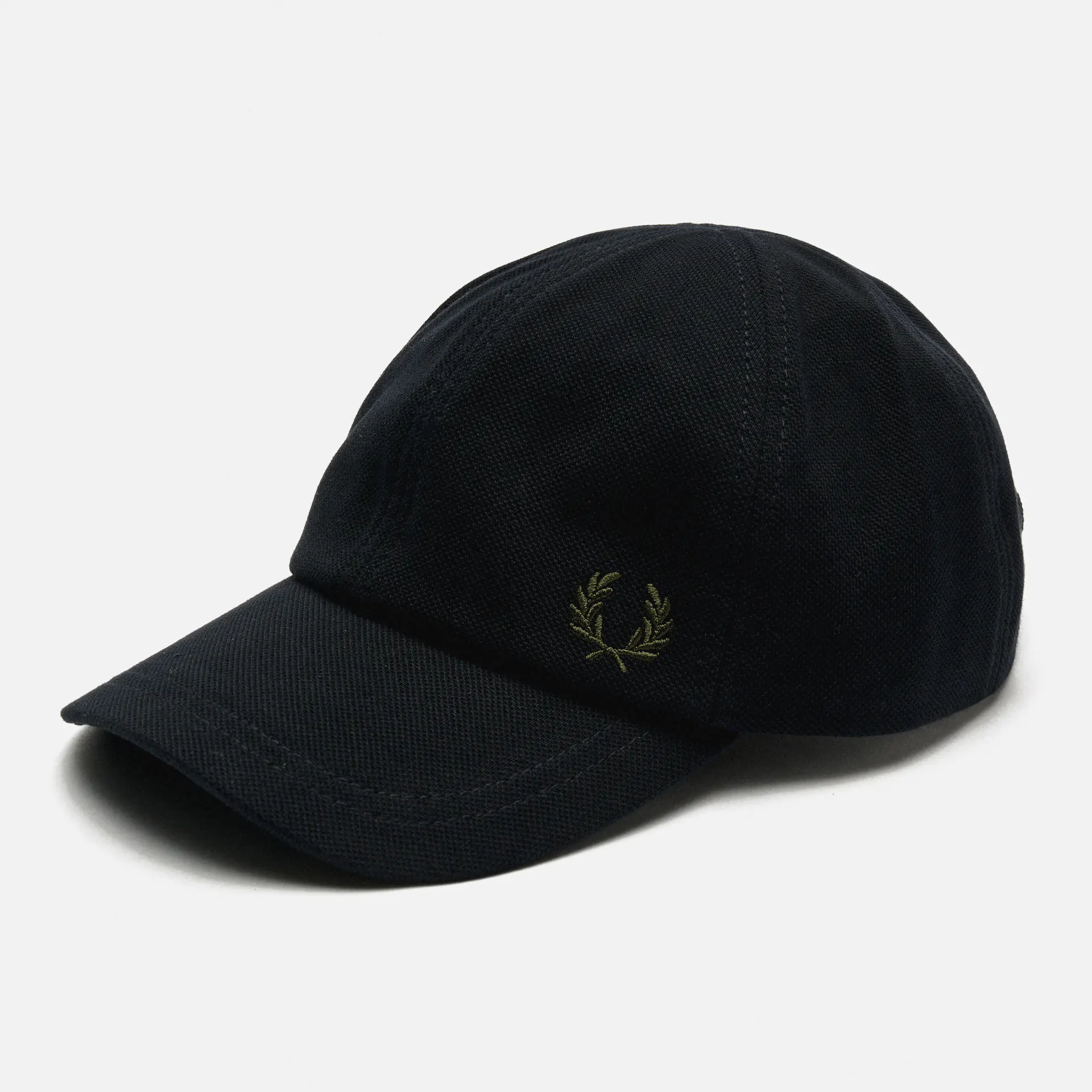 Fred Perry Pique Classic Cap Black/ Carrington Green