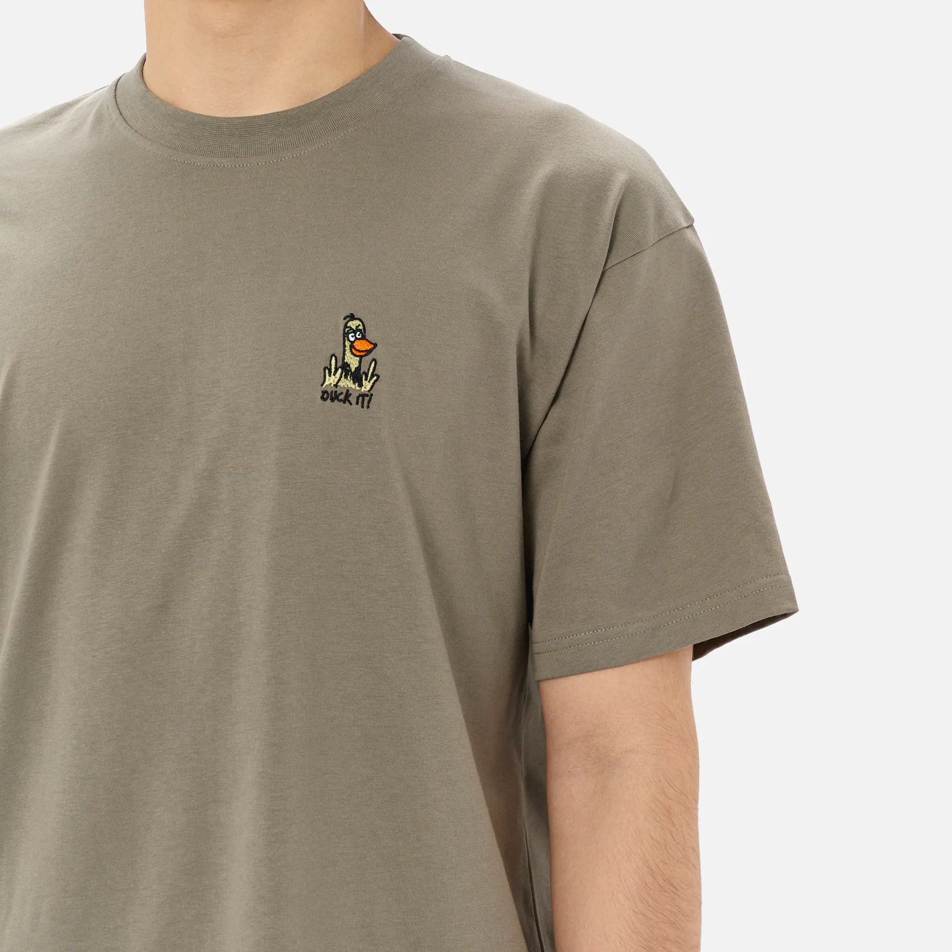 Iriedaily What The Duck T-Shirt Smokey Olive