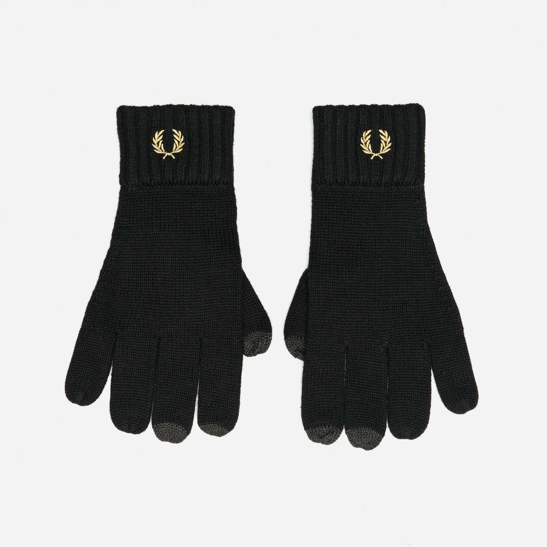 Fred Perry Laurel Wreath Gloves Black