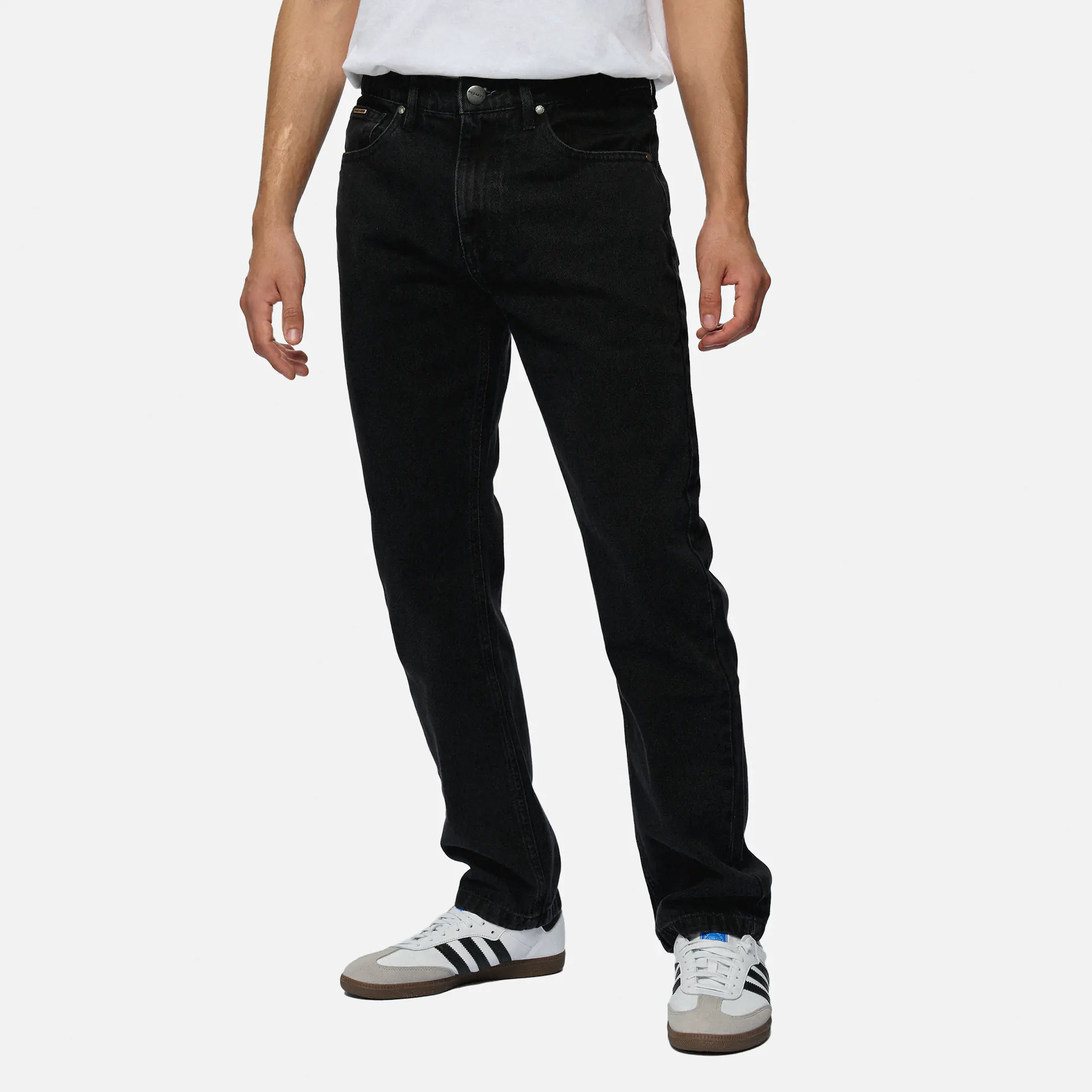 PEGADOR Baures Straight Jeans Washed Black