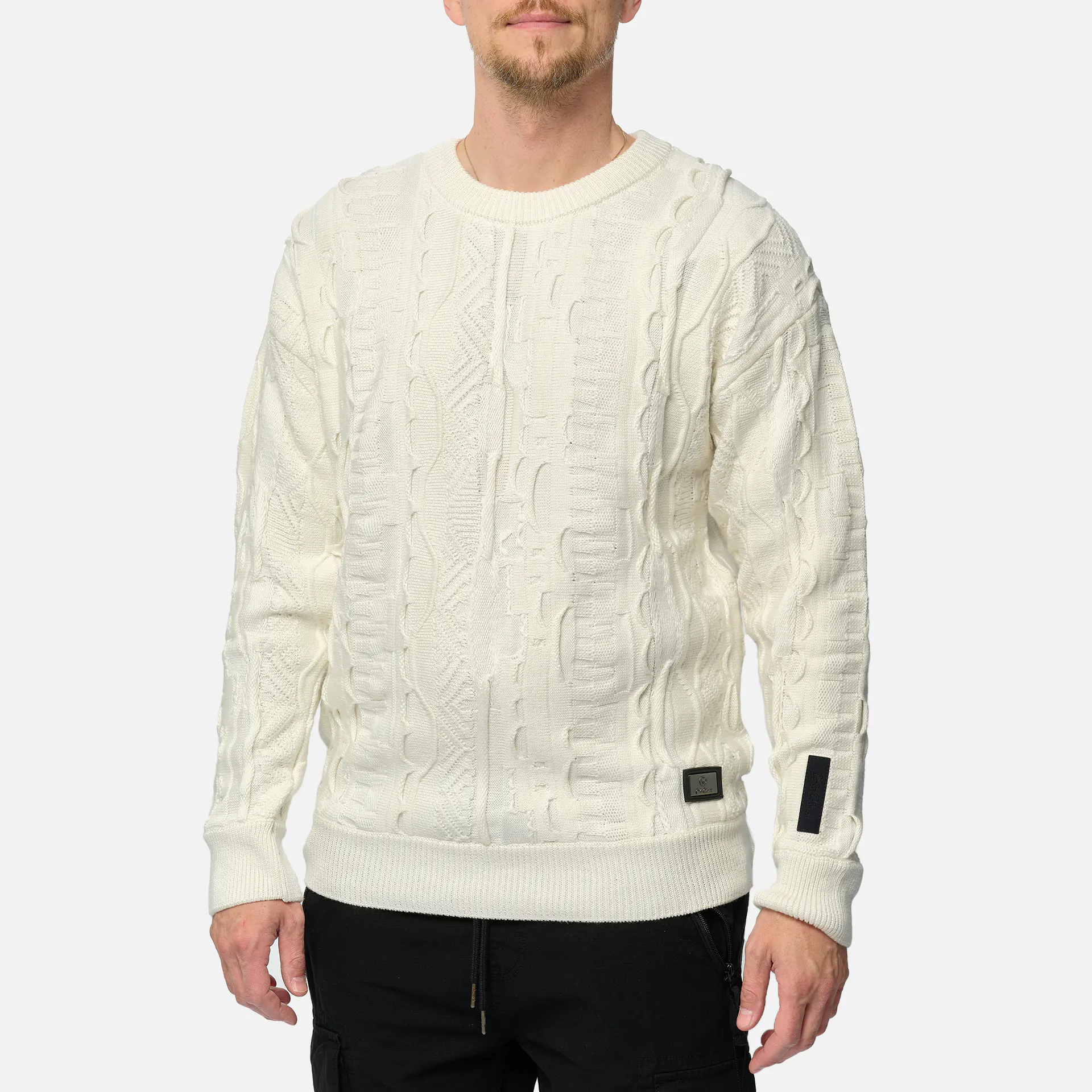 Carlo Colucci Knit Pullover Offwhite