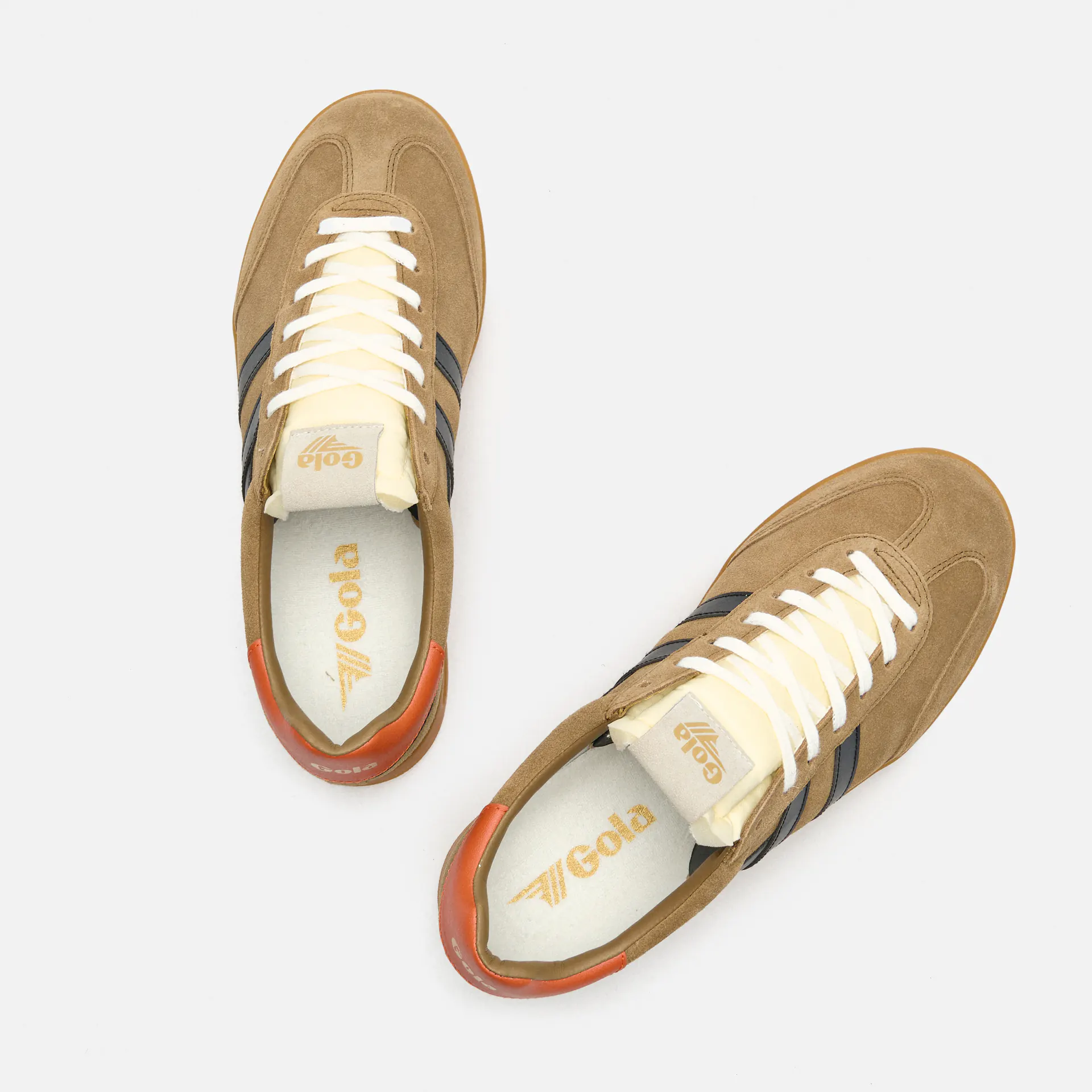 Gola Cyclone Sneaker Tobacco/Black/Moody Orange/Gum