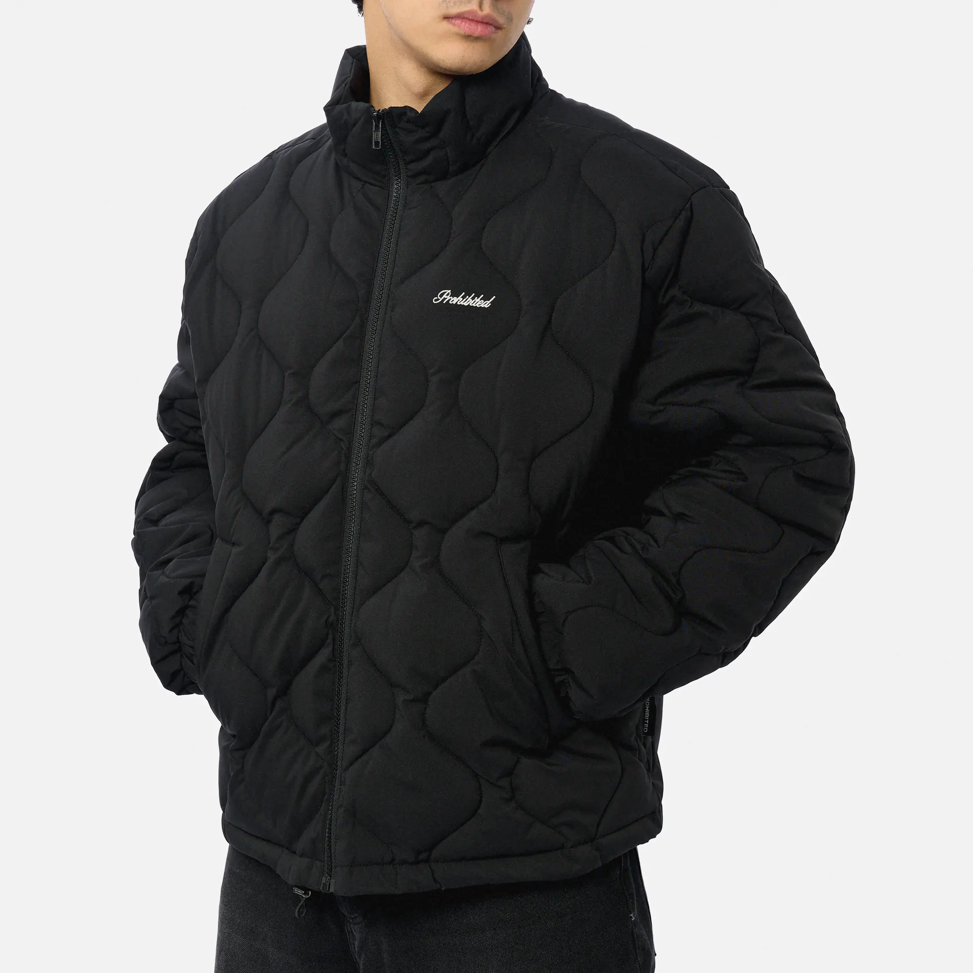 Prohibited Dalston Puffer Jacket Black