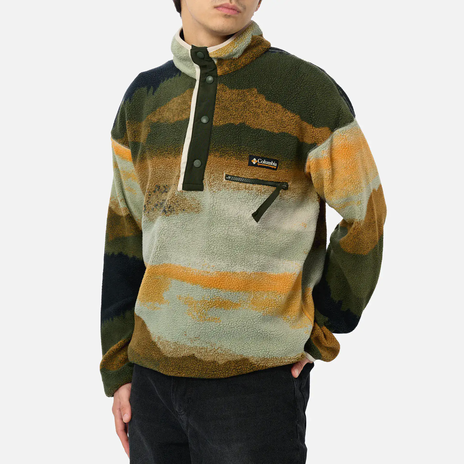 Columbia Helvetia™ II Printed Half Snap Fleece Greenscape Dolo