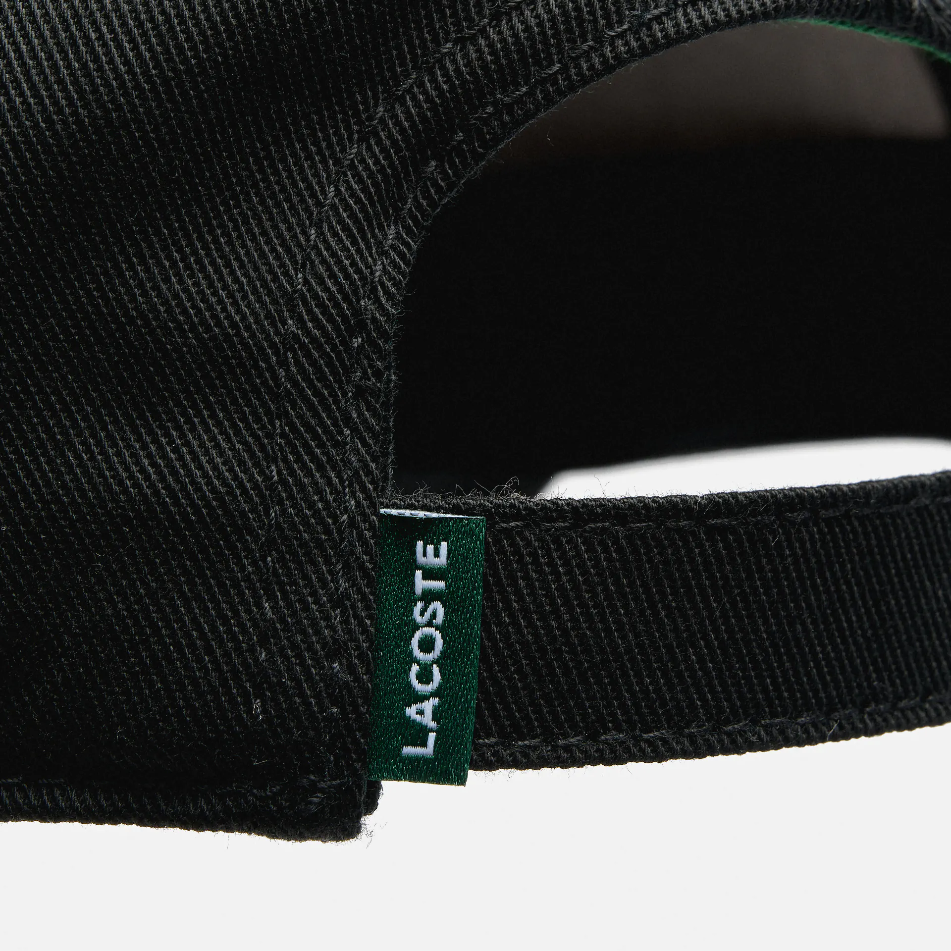 Lacoste Cotton Twill Cap Black