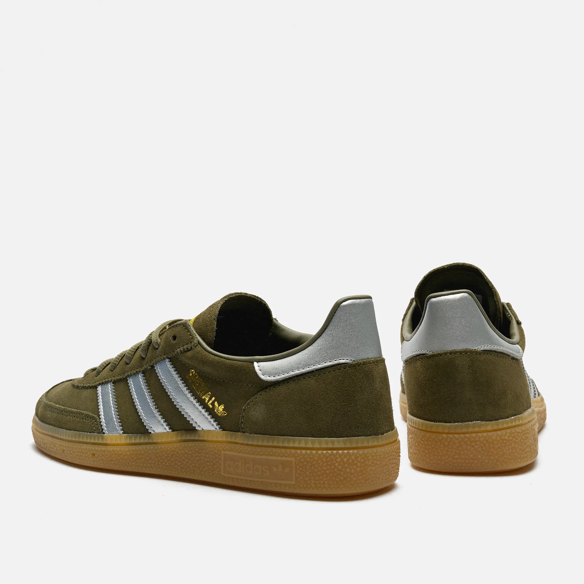 adidas Originals Handball Spezial Sneaker Olive Strata/Silver Metallic/Super Yellow