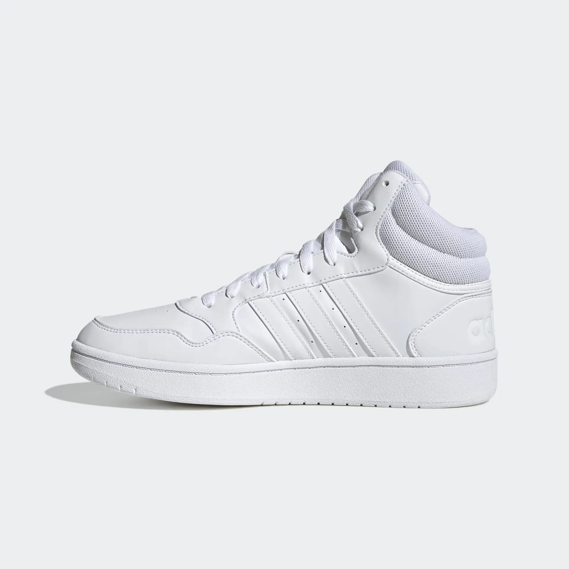 adidas Hoops 3.0 Mid Sneakers White/White