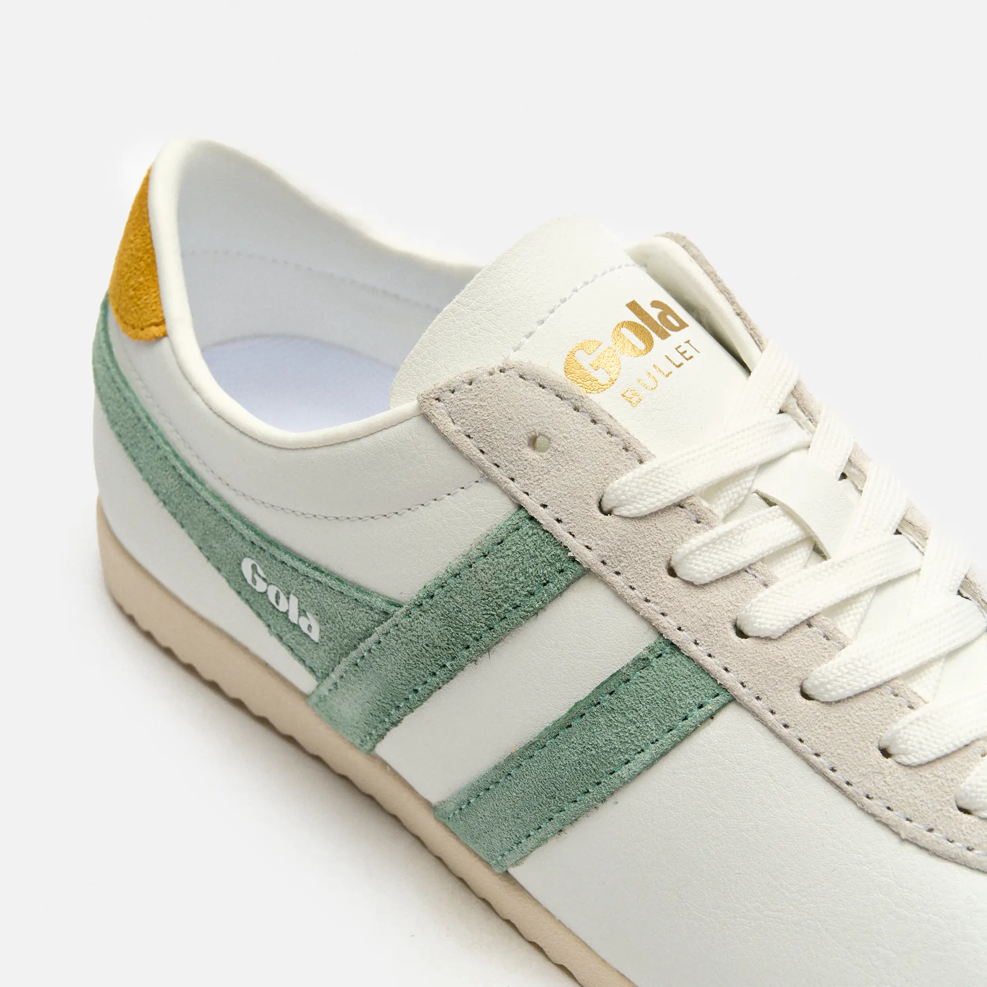 Gola Bullet Pure Sneaker White/Green Mist/Sun