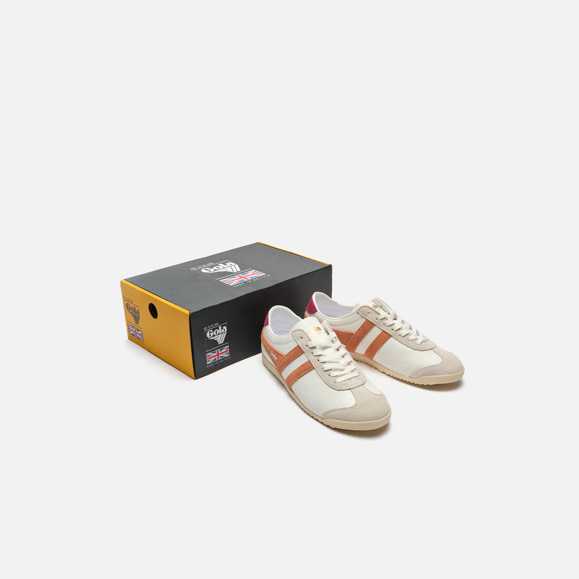 Gola Bullet Pure Sneaker White/Terracotta/Cerise