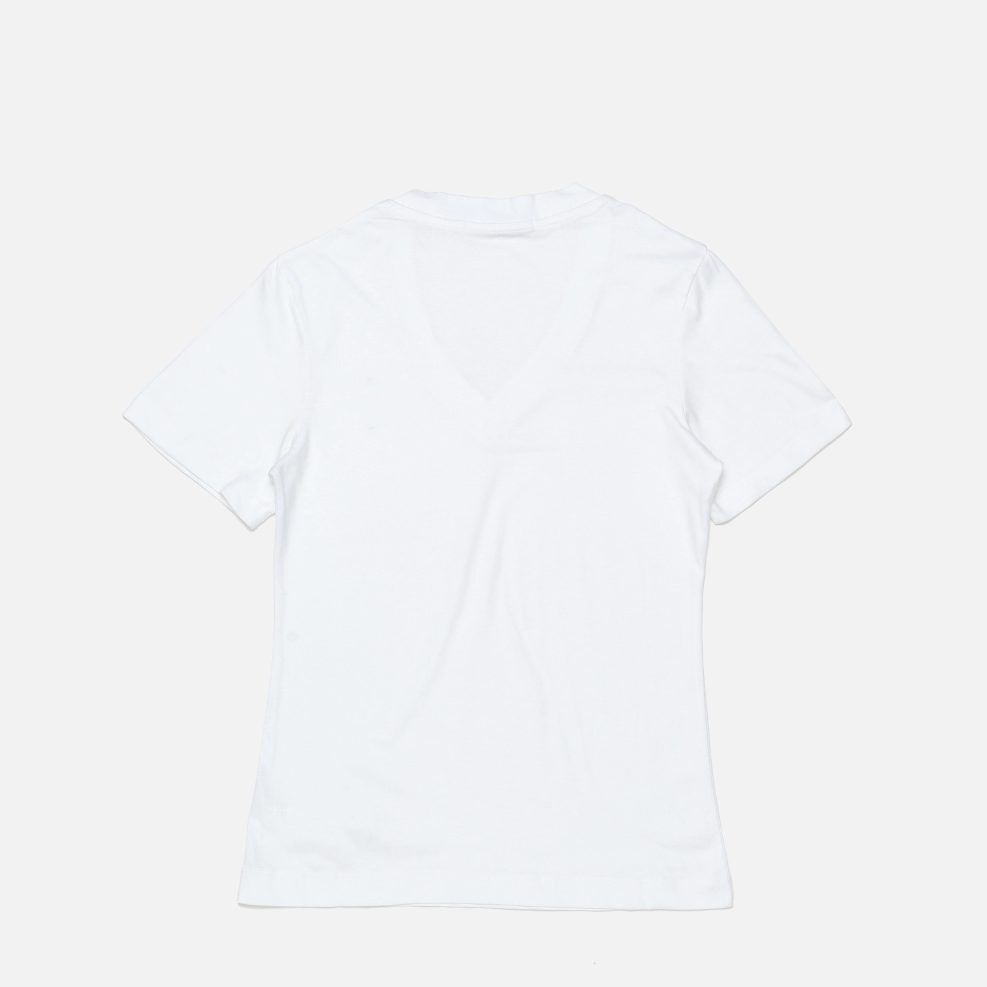 Calvin Klein Jeans Monologo Slim V-Neck T-Shirt Bright White