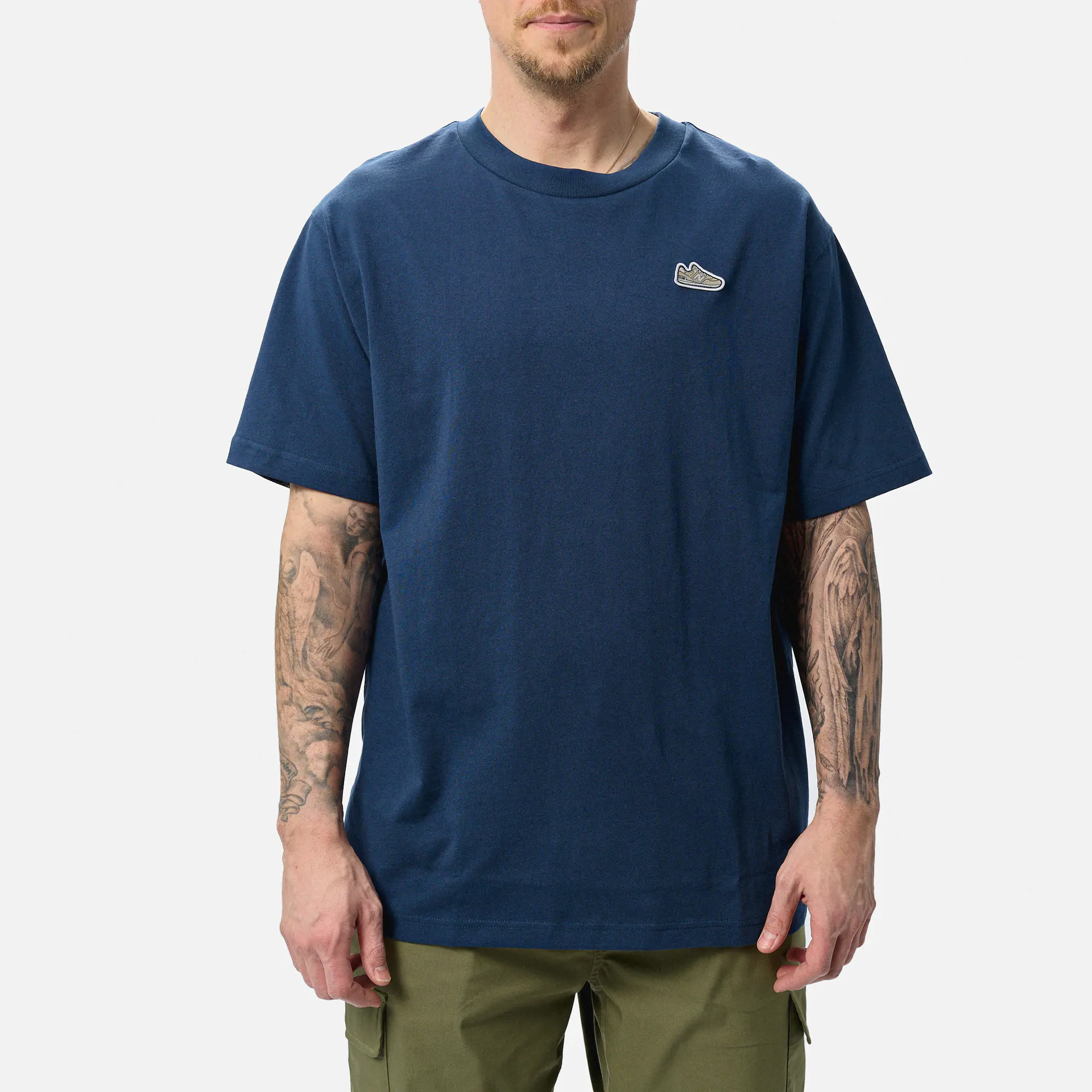 New Balance Athletics 574 Patch T-Shirt Navy