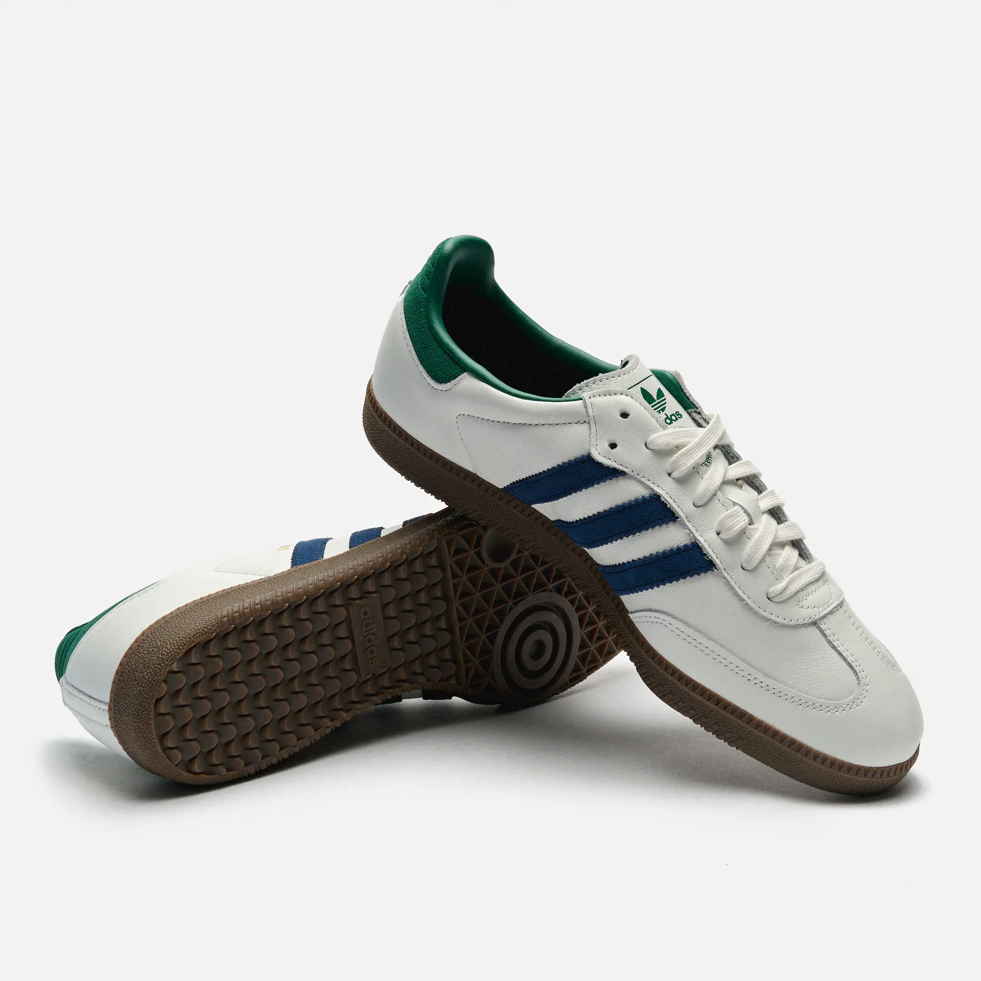 adidas Originals Samba OG Sneaker Black White/Collegiate Green/Active Green