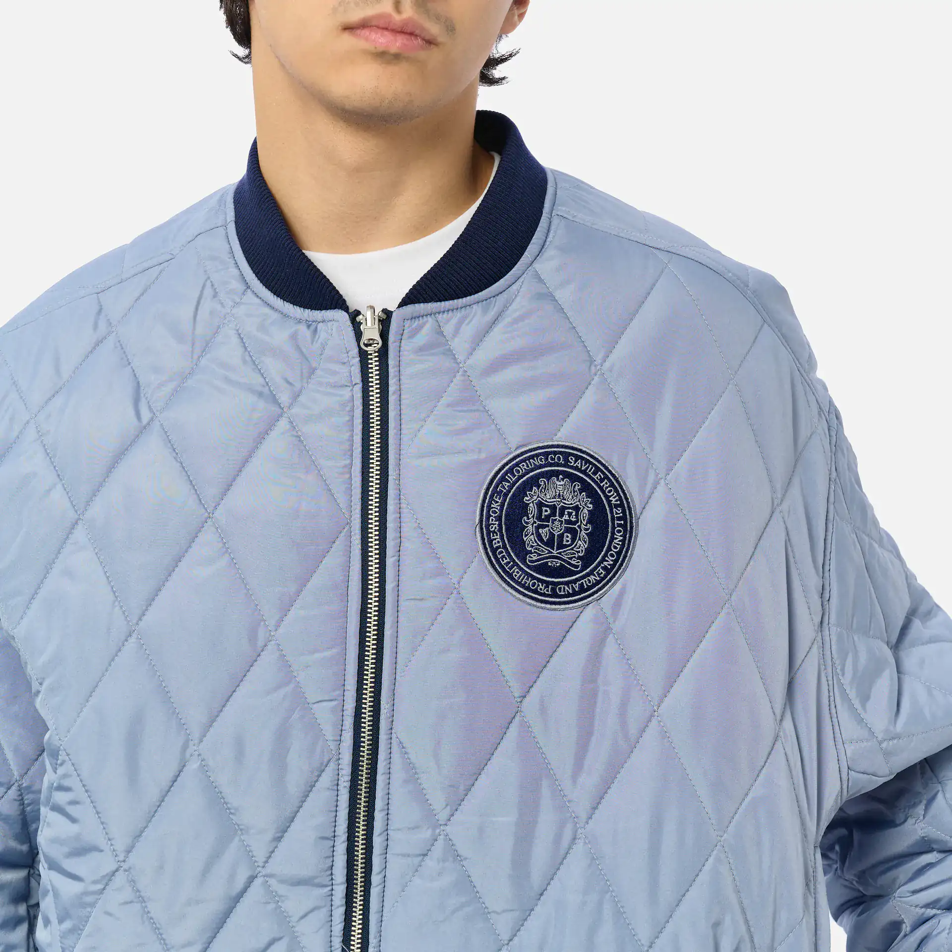 Prohibited Primrose Reversible Bomber Jacket Navy