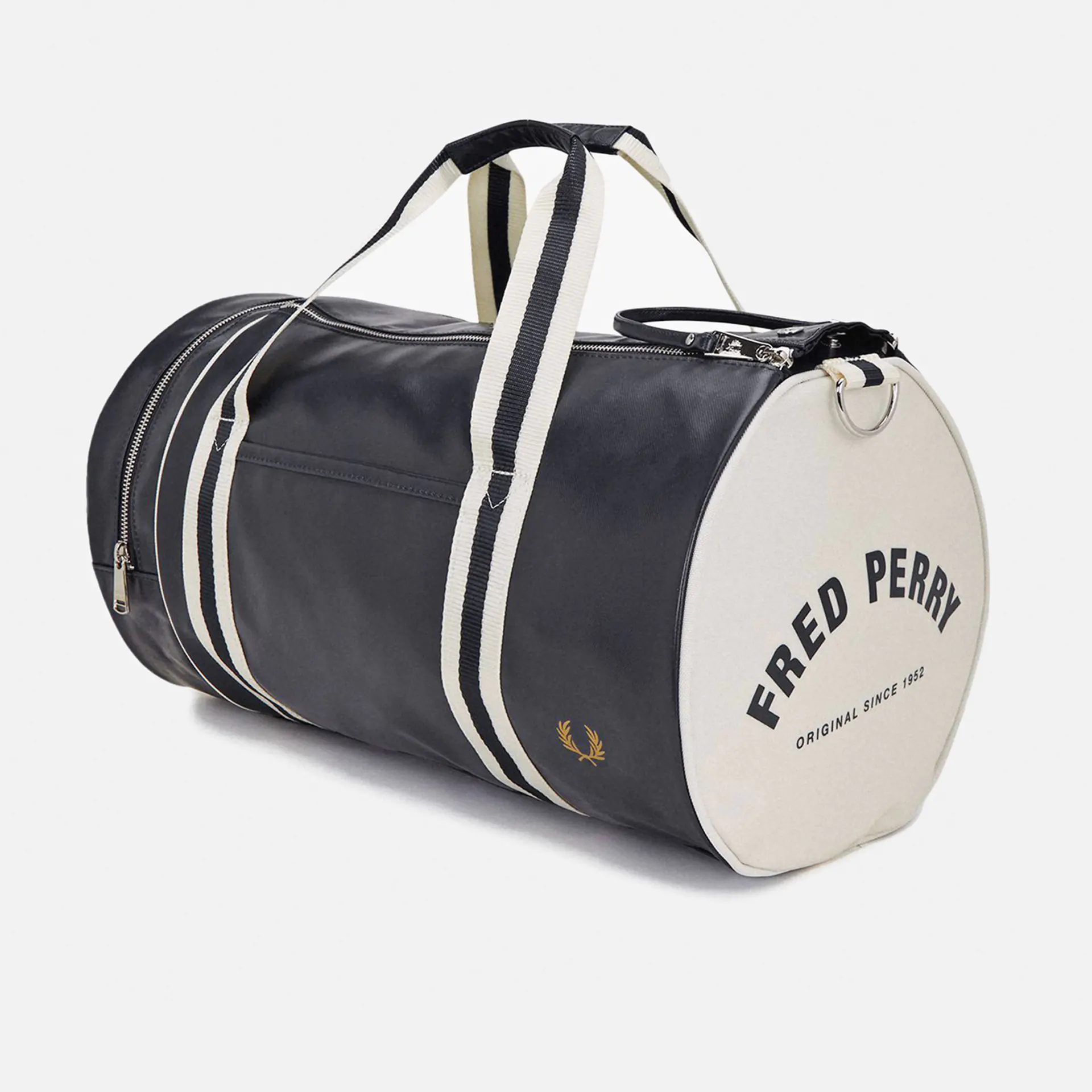 Fred Perry Classic Barrel Bag Navy/Ecru