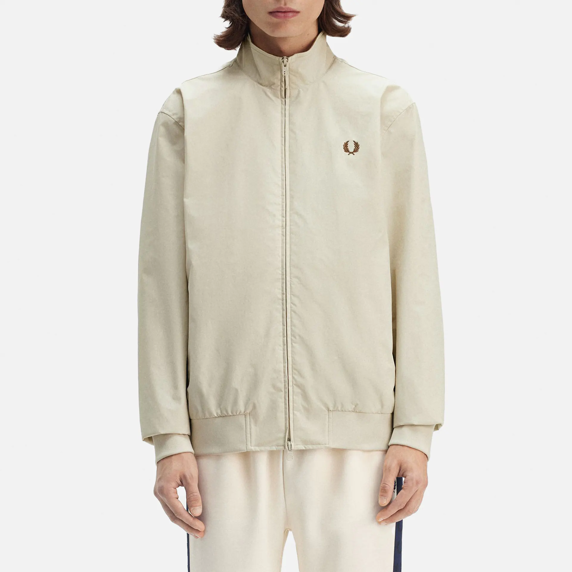 Fred Perry Brentham Jacket Oatmeal/Shaded Stone