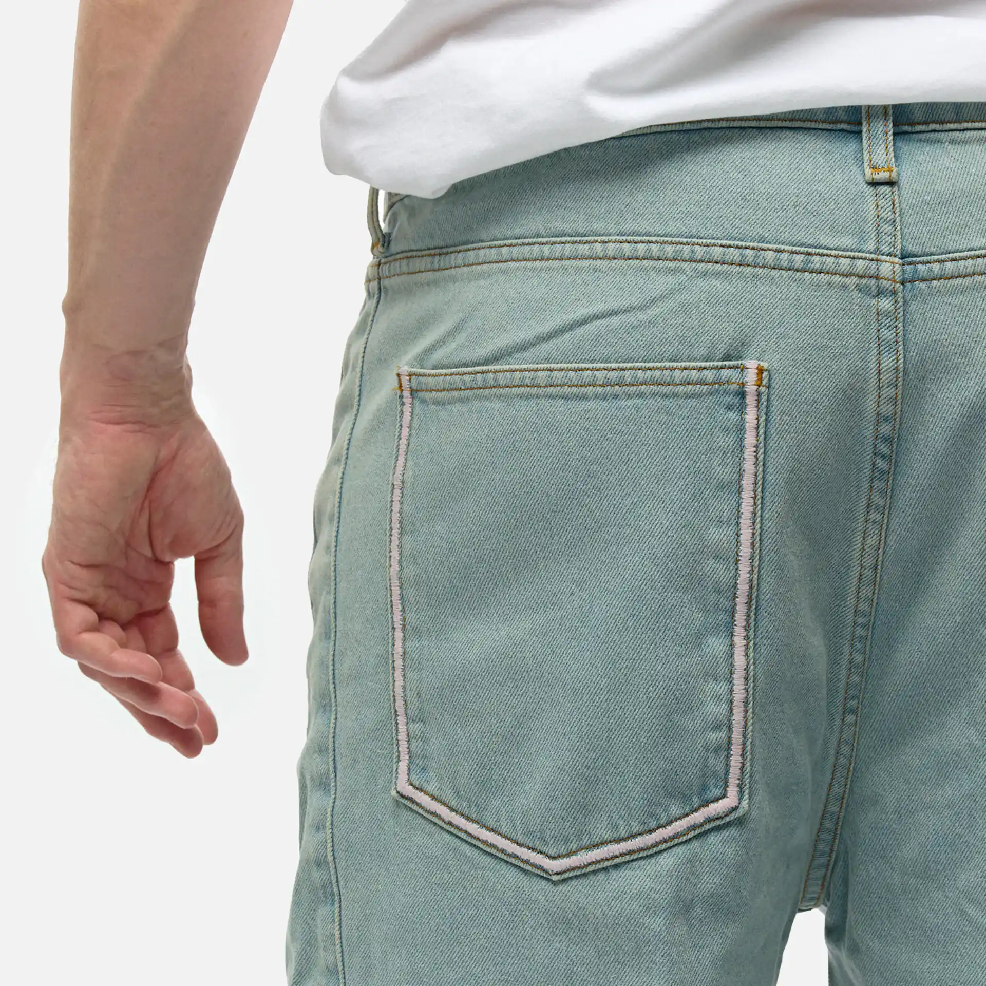 PEGADOR Valmar Baggy Jeans Sand Washed Blue