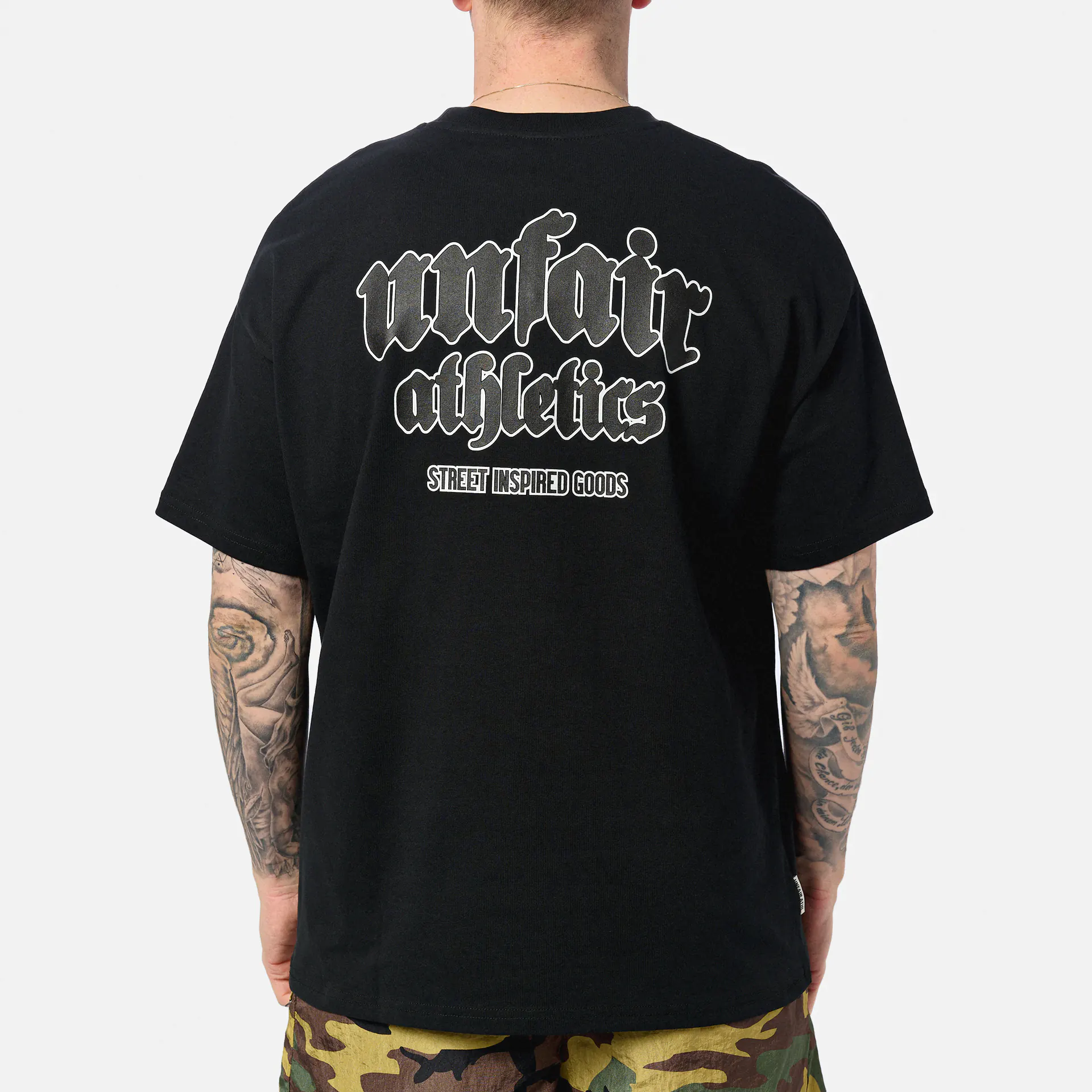 Unfair Athletics Inspired Easy Fit T-Shirt Black