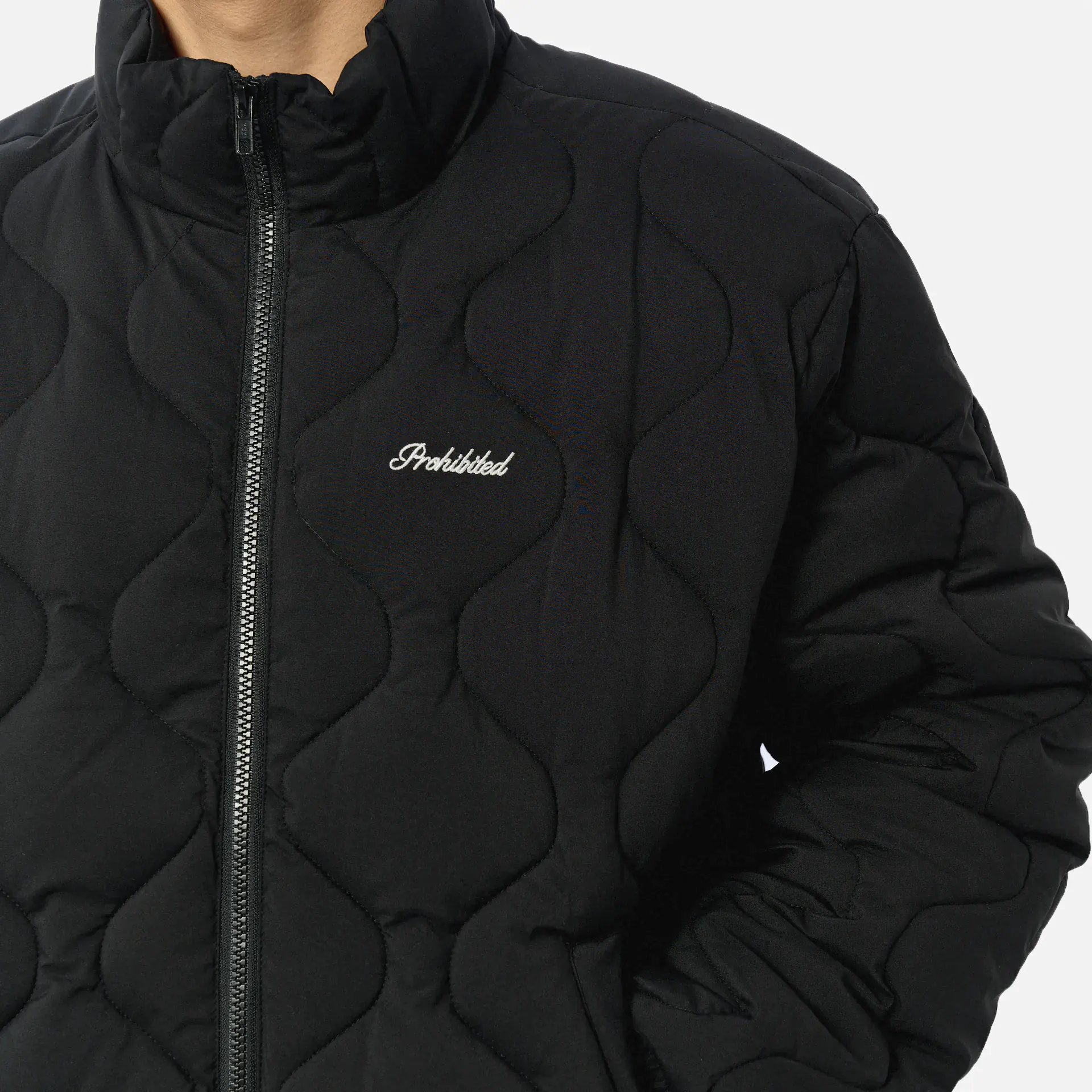 Prohibited Dalston Puffer Jacket Black