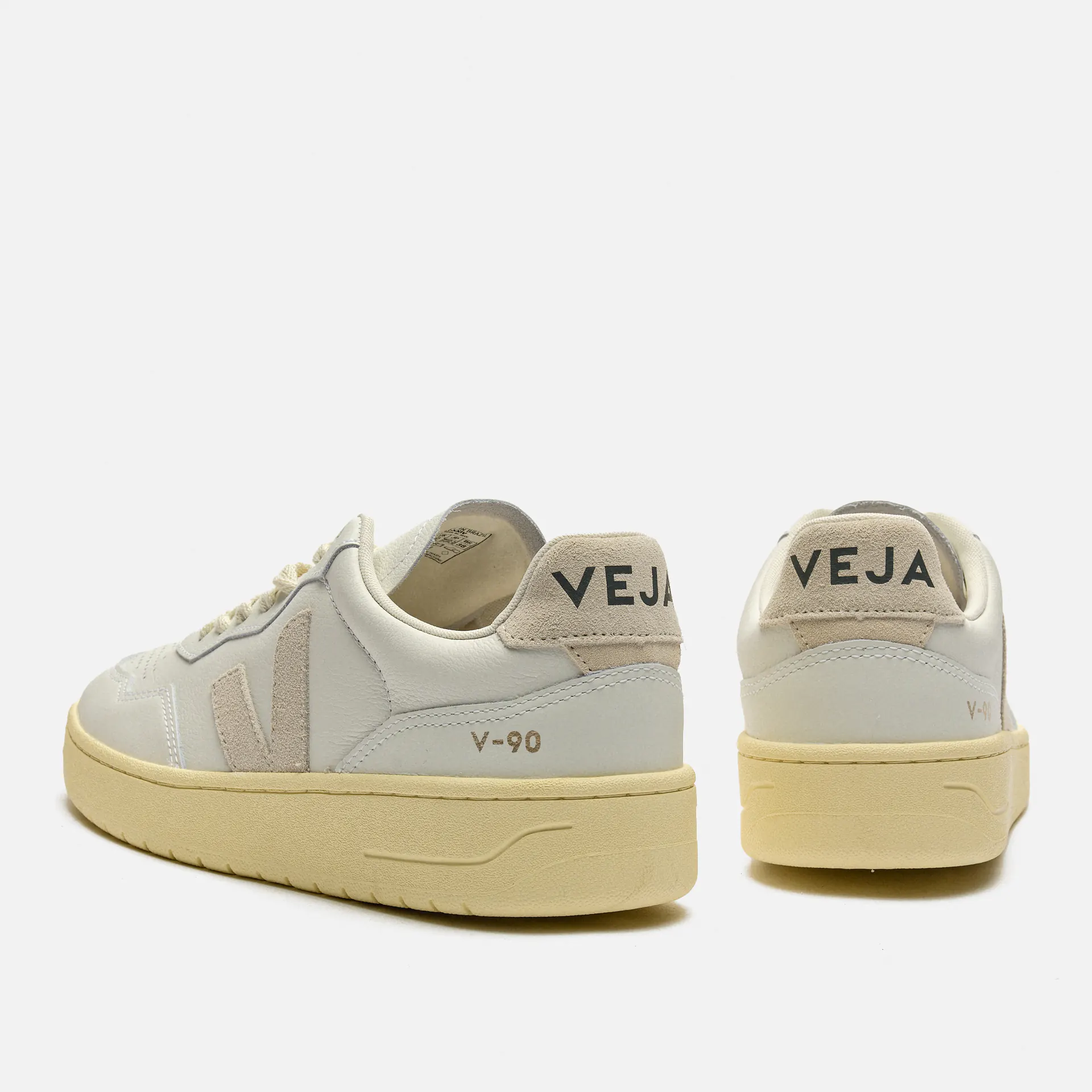 Veja V-90 Leather Sneaker Extra White Natural