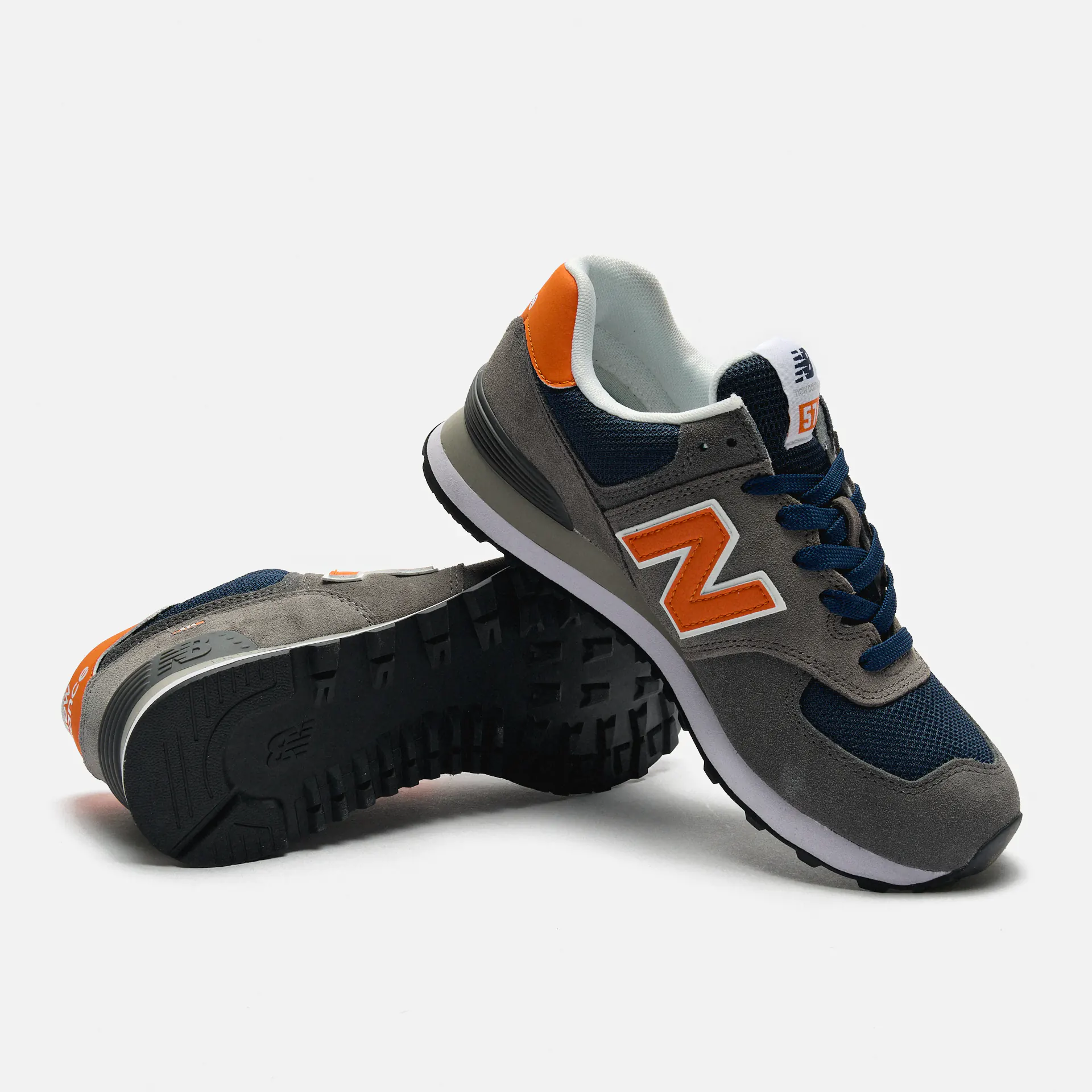 New Balance ML574EAF Sneaker Rain Cloud/Natural Indigo