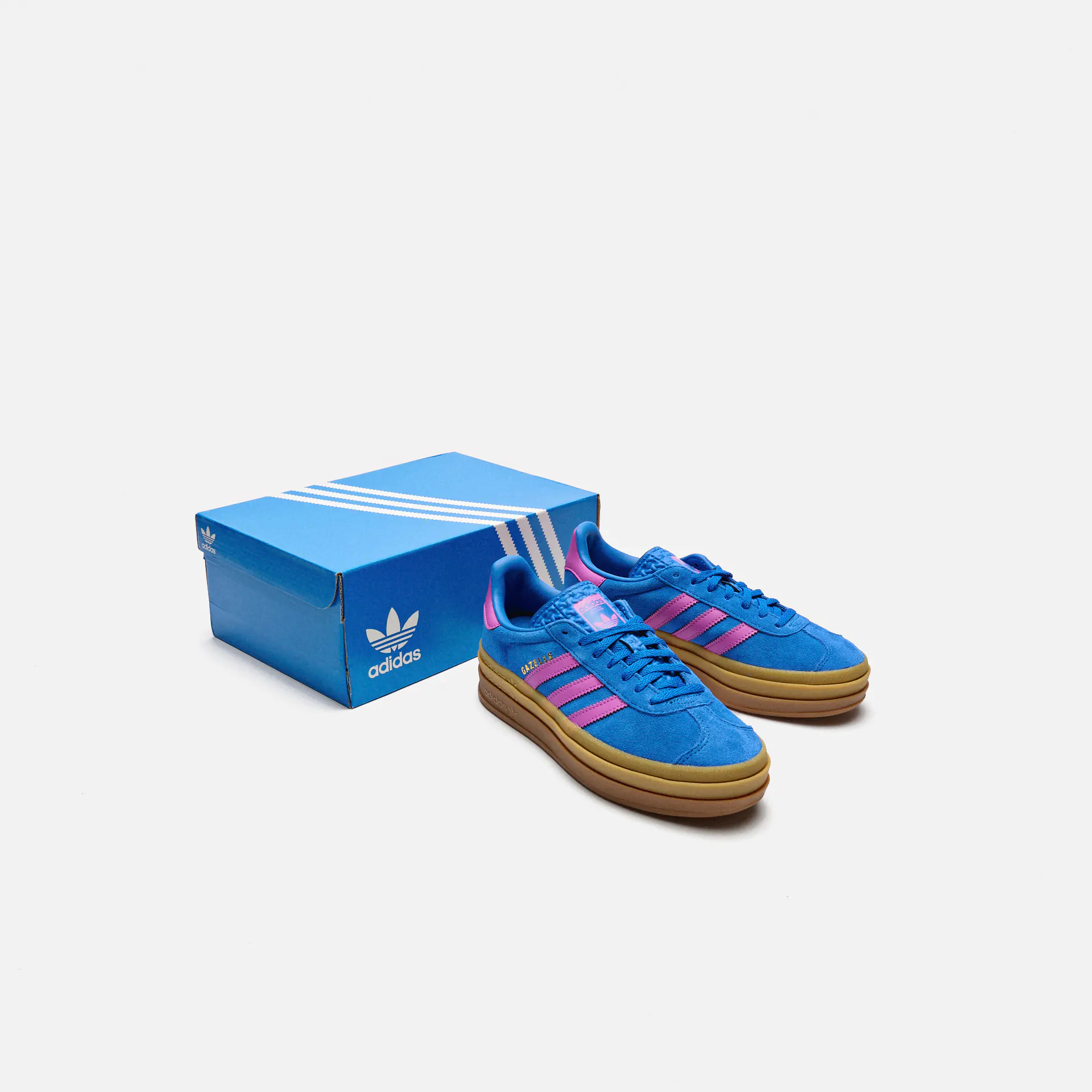 adidas Originals Gazelle Bold Sneaker Blue/Purple Burst/Blue