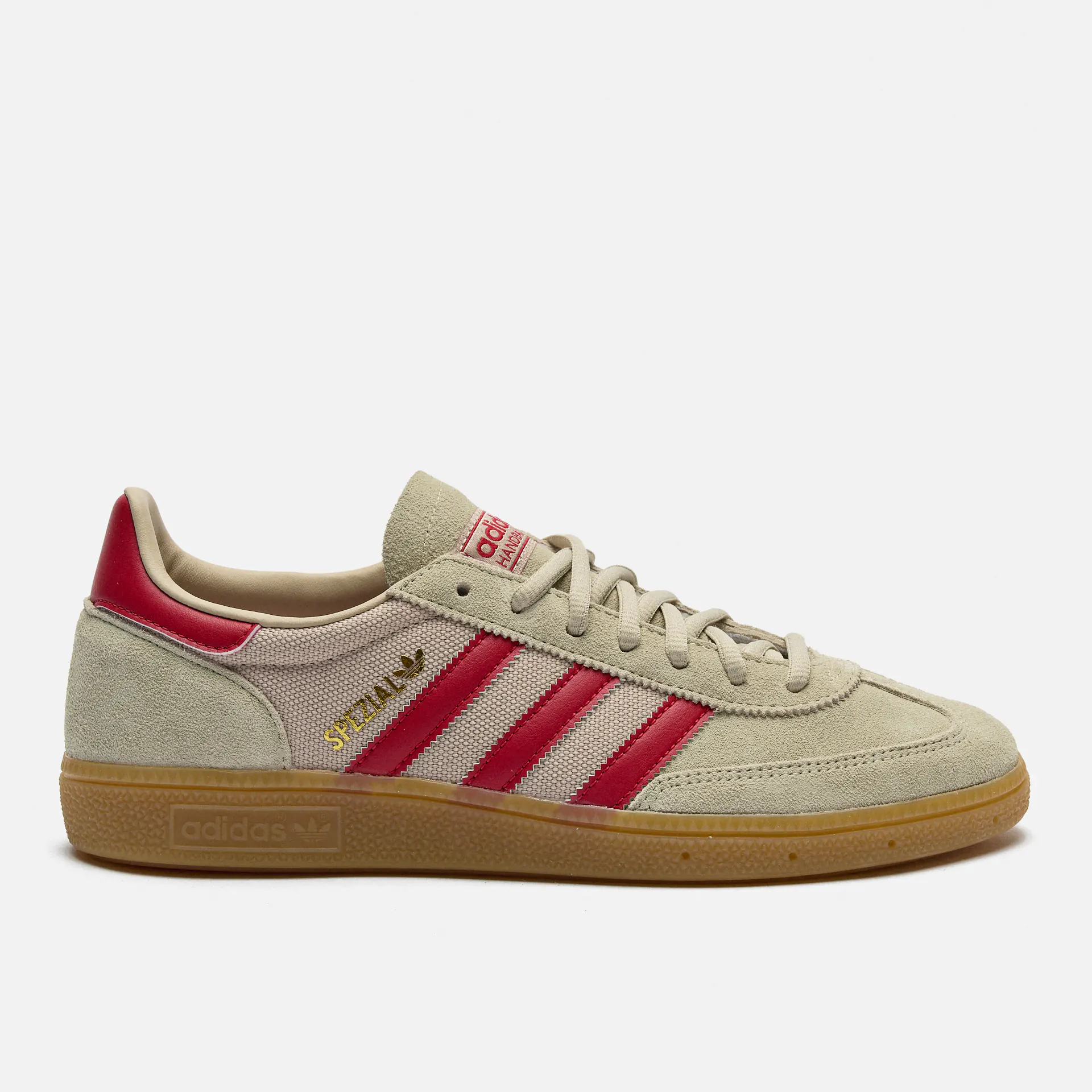 adidas Originals Handball Spezial Sneaker Putty Grey/Team Victory Red/Wonder Beige