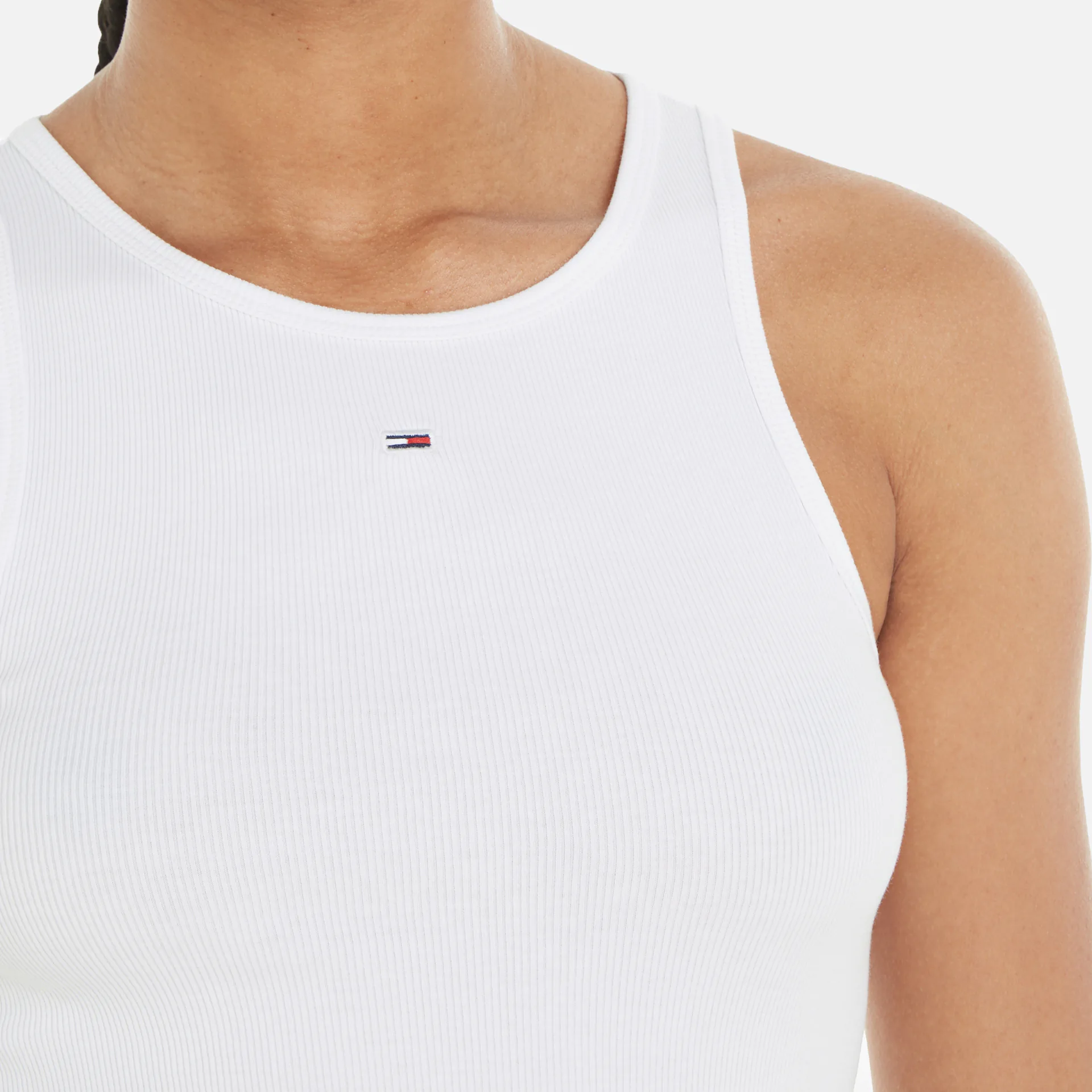 Tommy Jeans Essential Rib Tank White