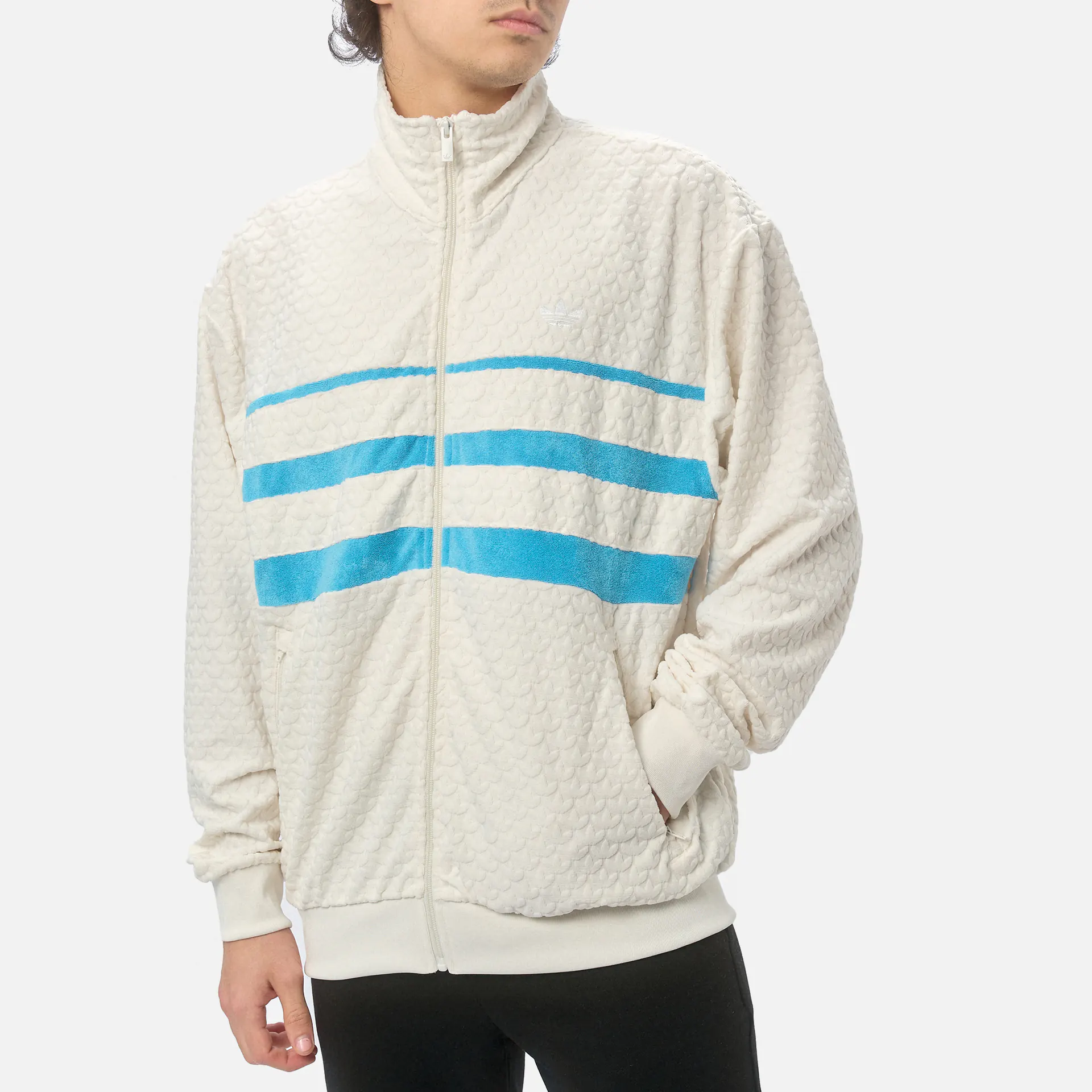 adidas Originals Q12 Monogram Track Jacket Cloud White