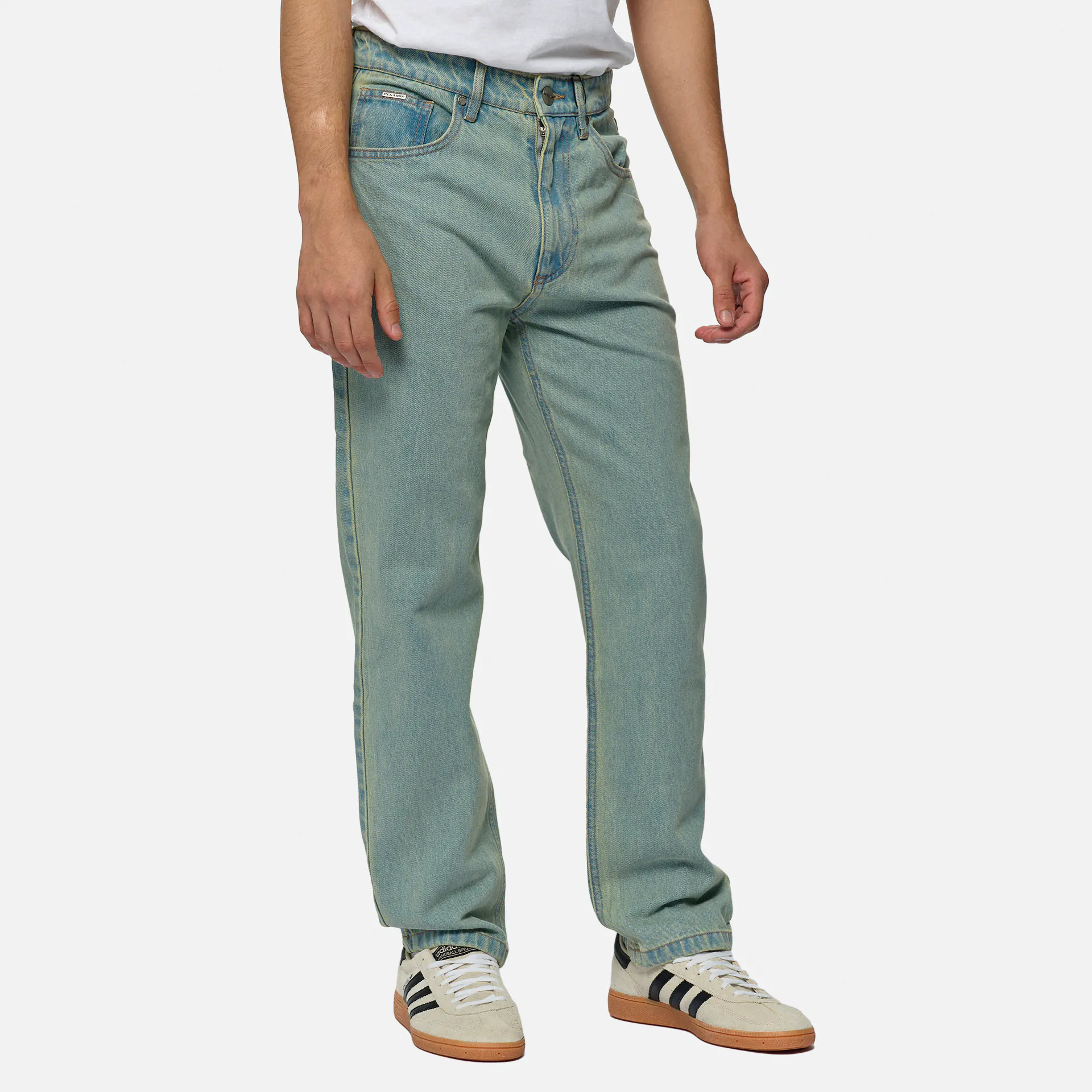 PEGADOR Baltra Baggy Jeans Sand Washed Blue