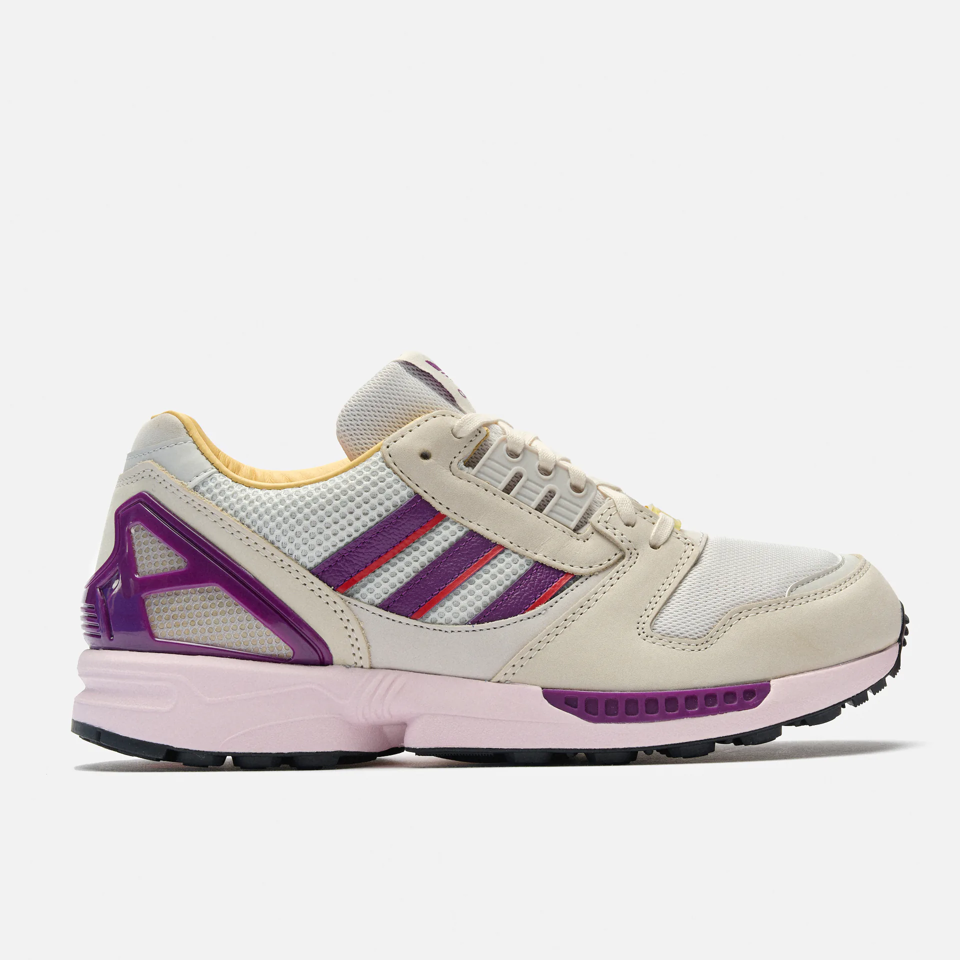 adidas Originals ZX8000 Sneaker Crystal White/Glory Purple/Orange Tint