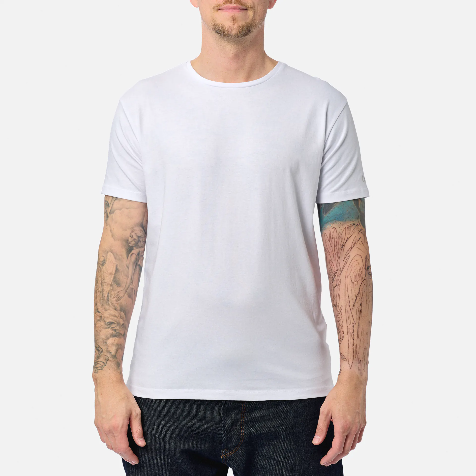 Carlo Colucci T-Shirts Roundneck 2Pack White