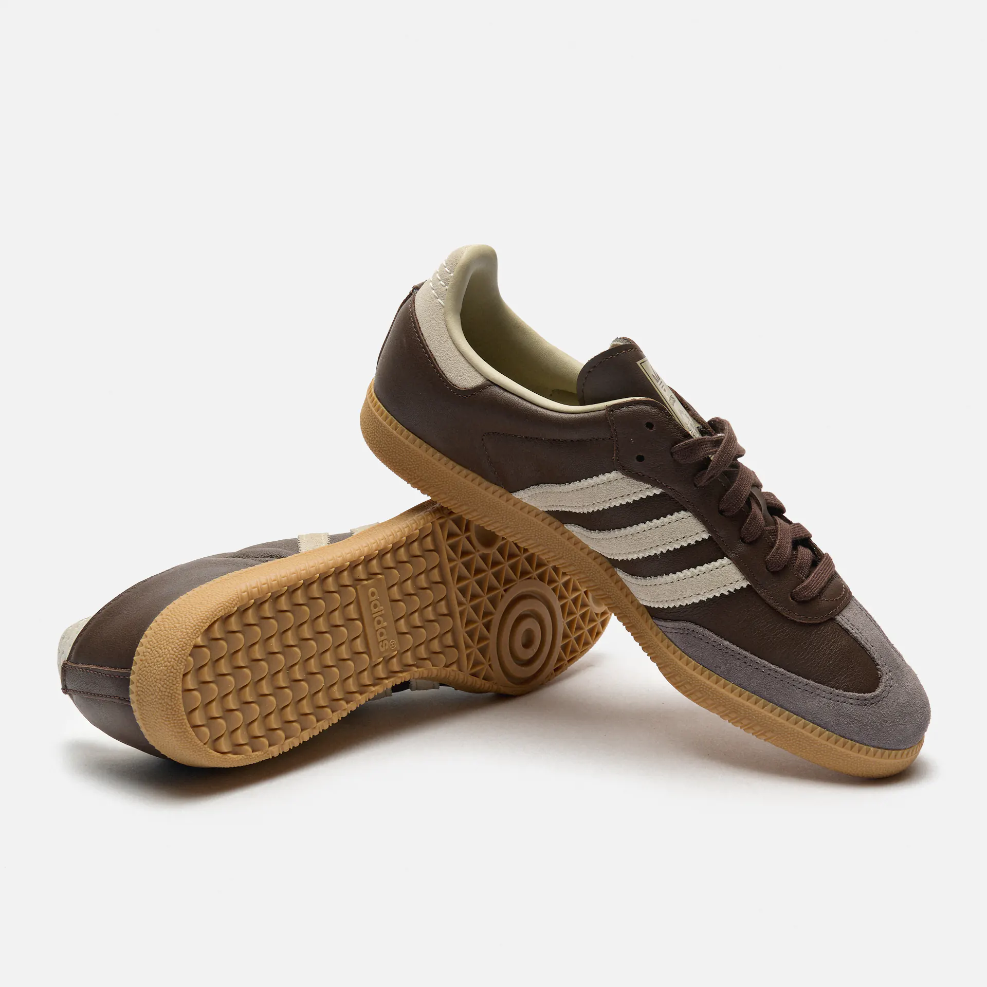 adidas Originals Samba OG Sneaker Brown/Putty Grey/Gold