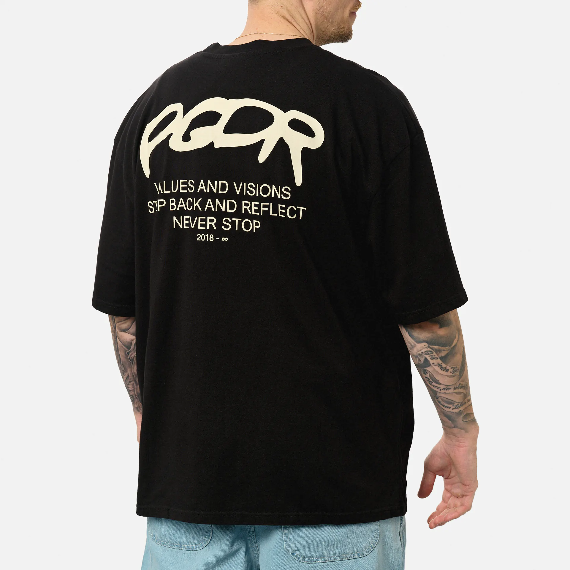 PEGADOR Allis Oversized Tee Washed Black