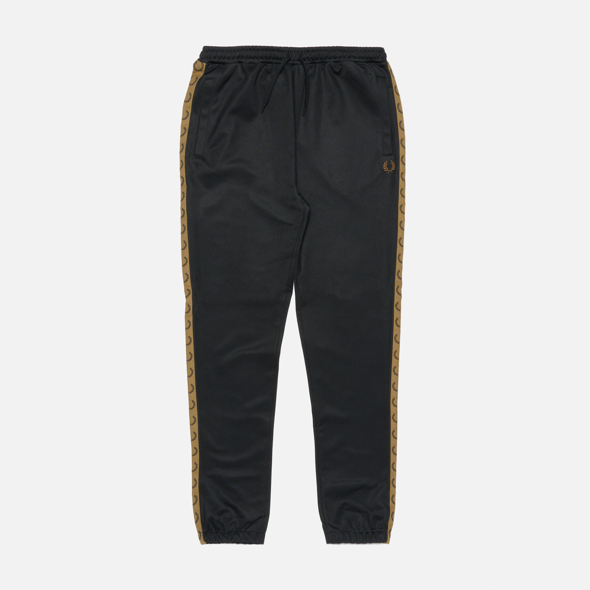 Fred Perry Seasonal Taped Track Pant Black/Shaded Stone