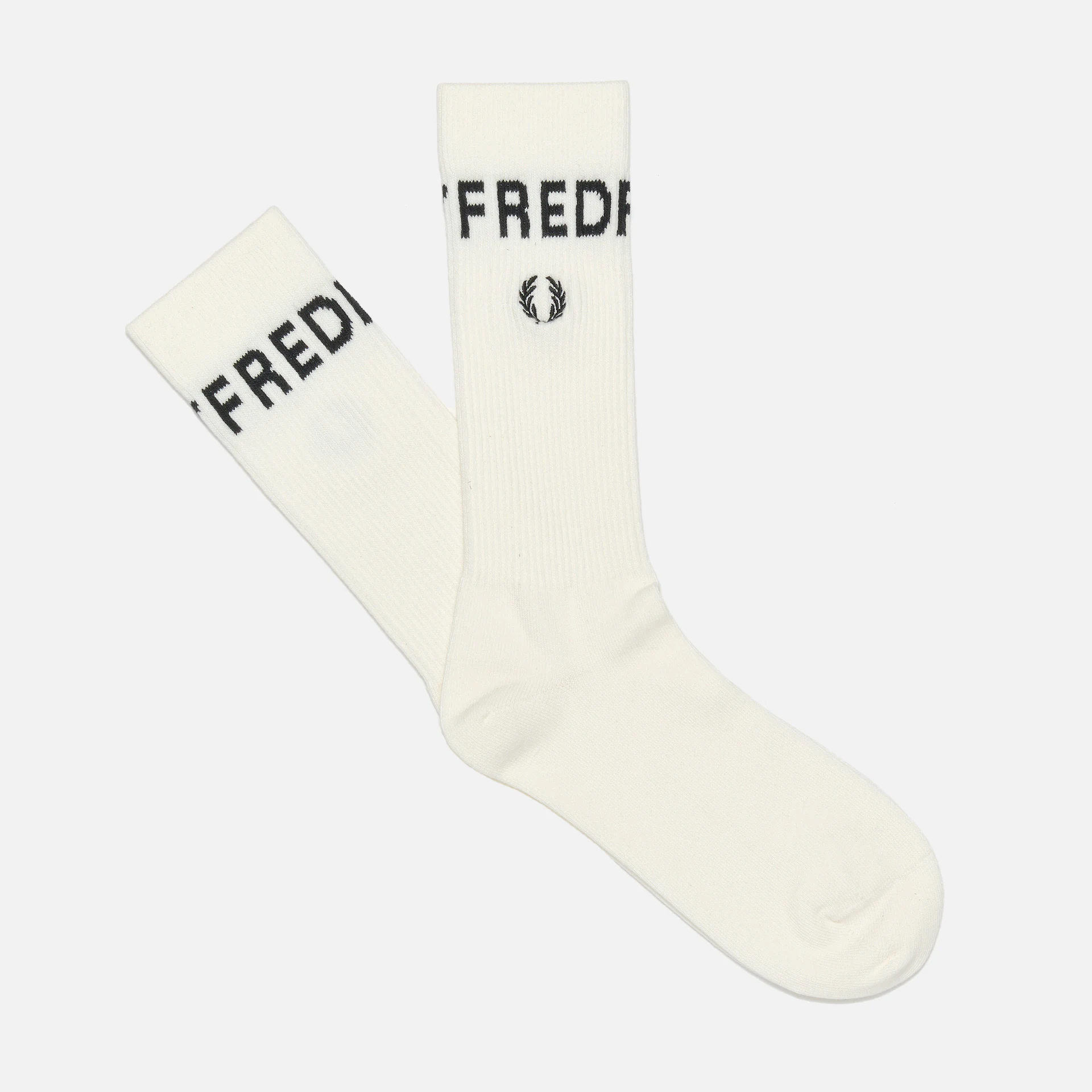 Fred Perry Bold Tipped Socks Snow White