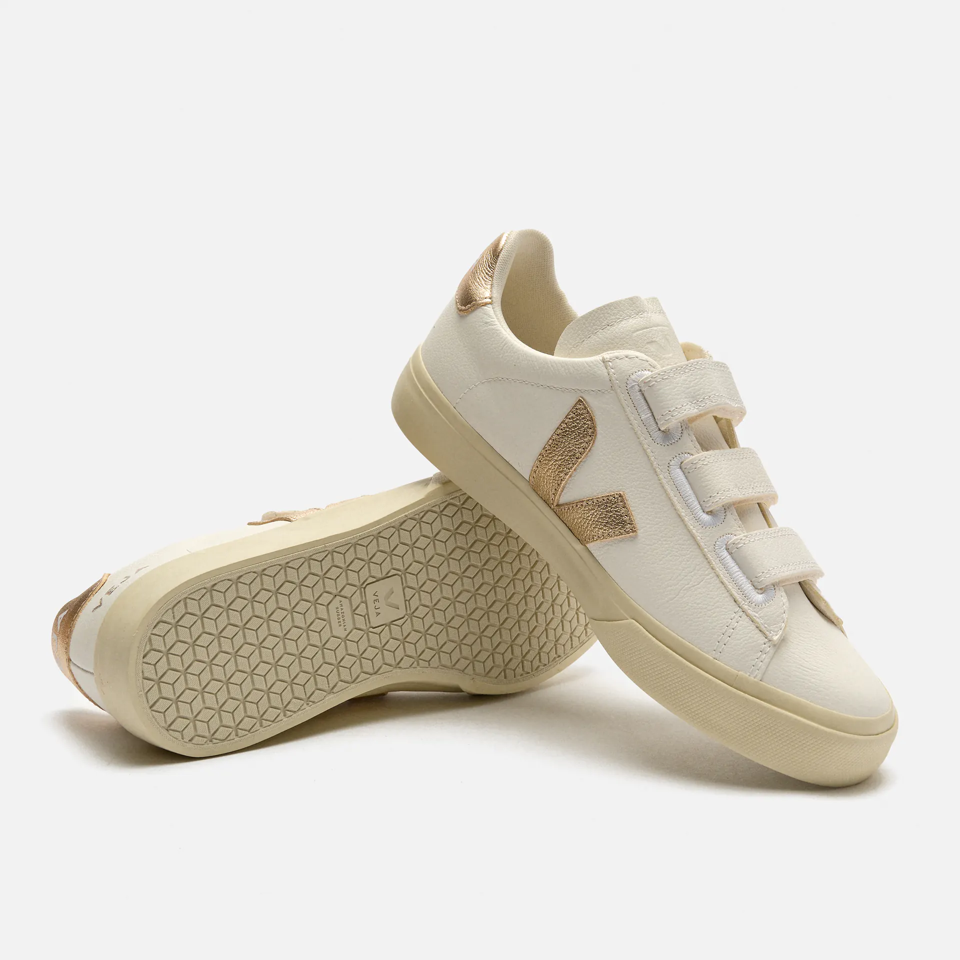 Veja Recife Logo Chromefree Leather Sneaker Extra White/Platine