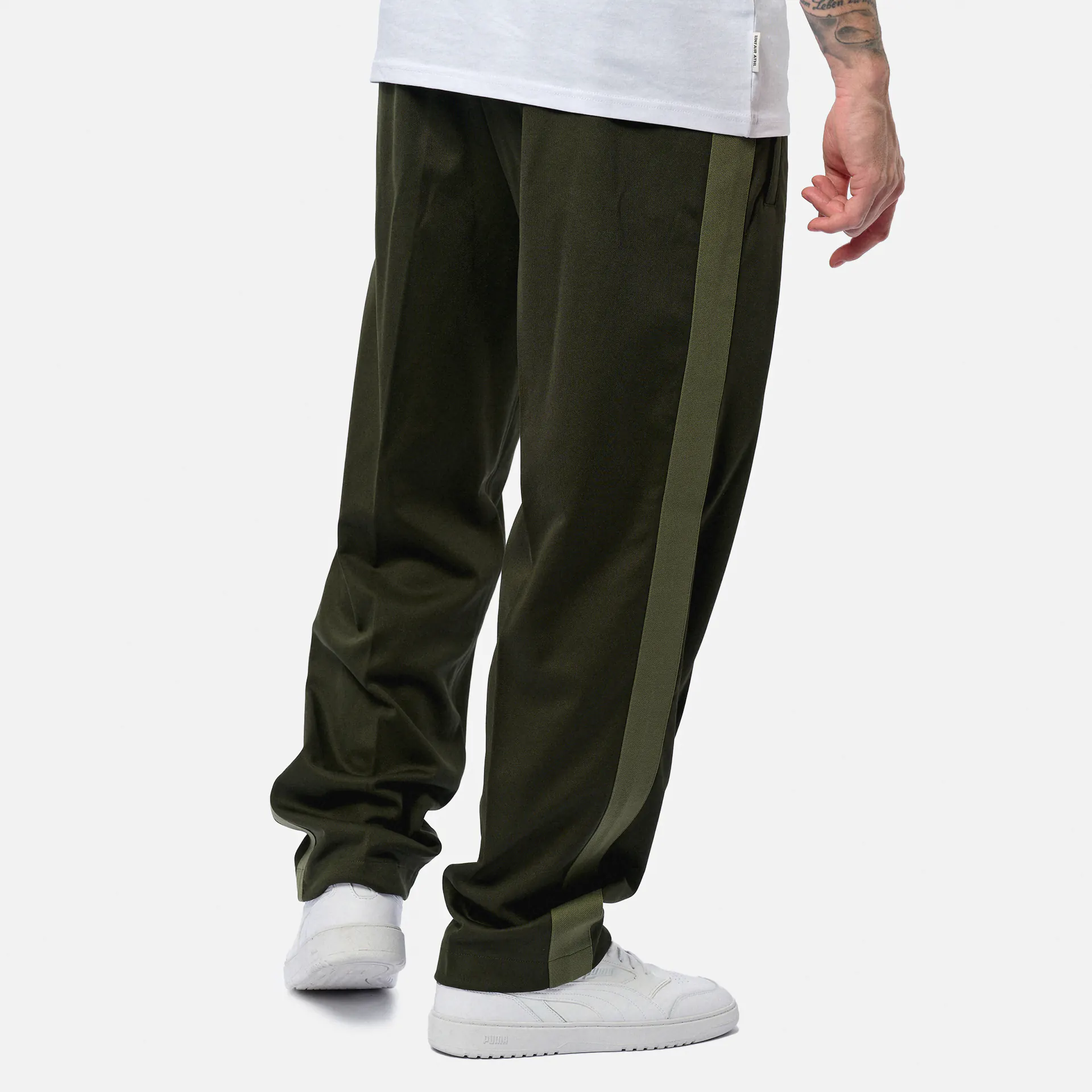 Fred Perry Tape Detail Track Pant Hunting Green