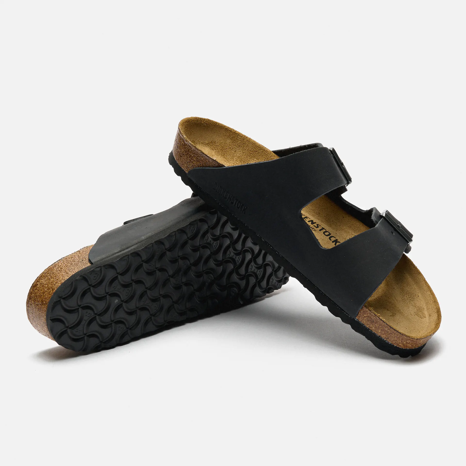 Birkenstock Arizona Oiled Leather Sandals Black