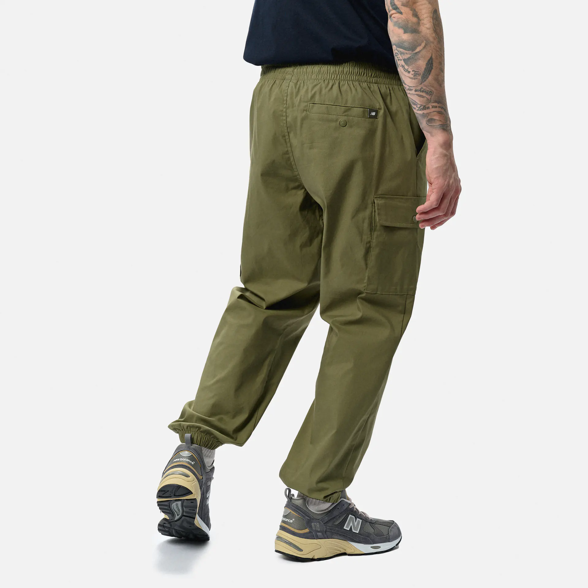 New Balance Twill Cargo Jogger Dark Olive