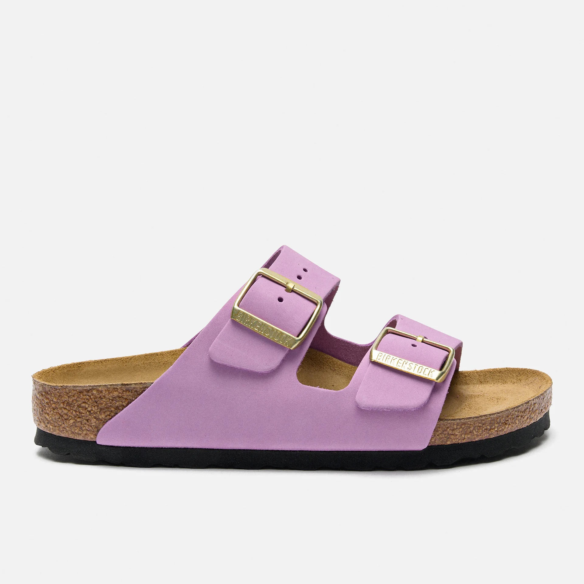 Birkenstock Arizona Nubuck Leather Sandals Crocus