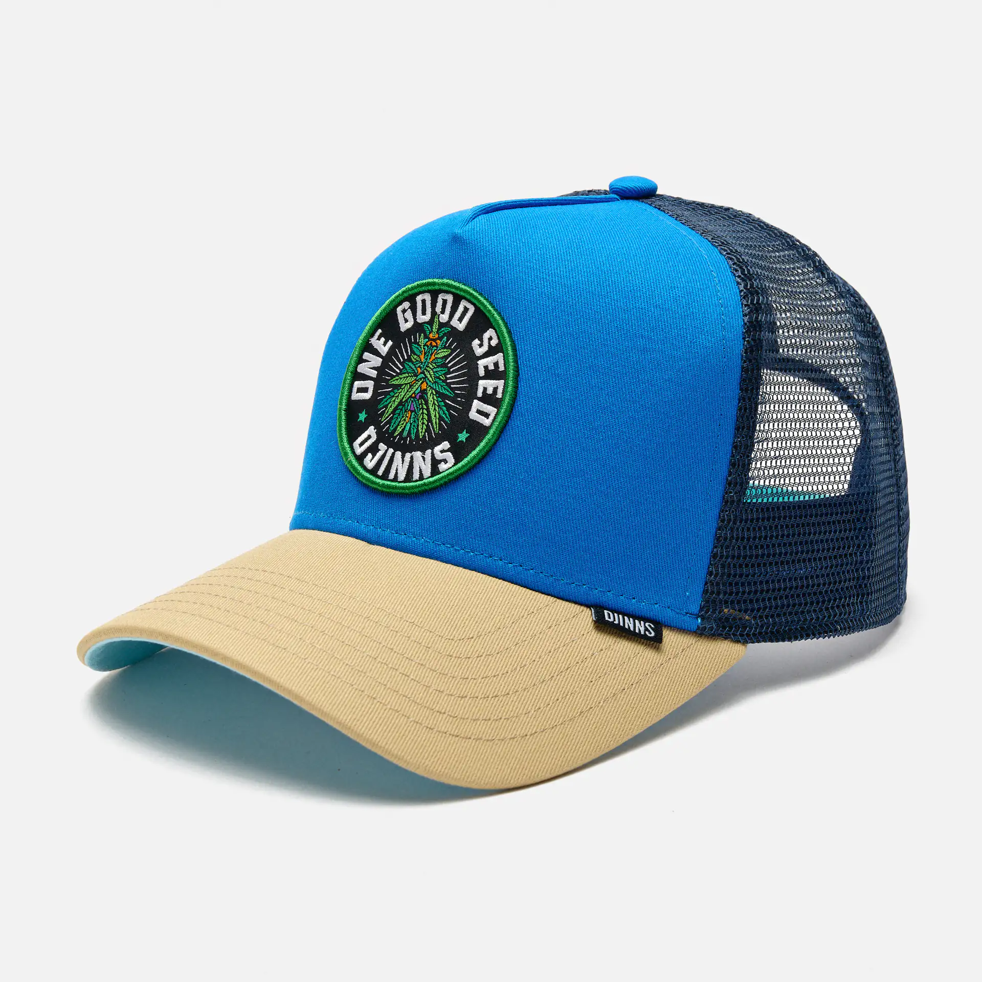 DJINNS Trucker Cap HFT Food Seed Royal/Khaki